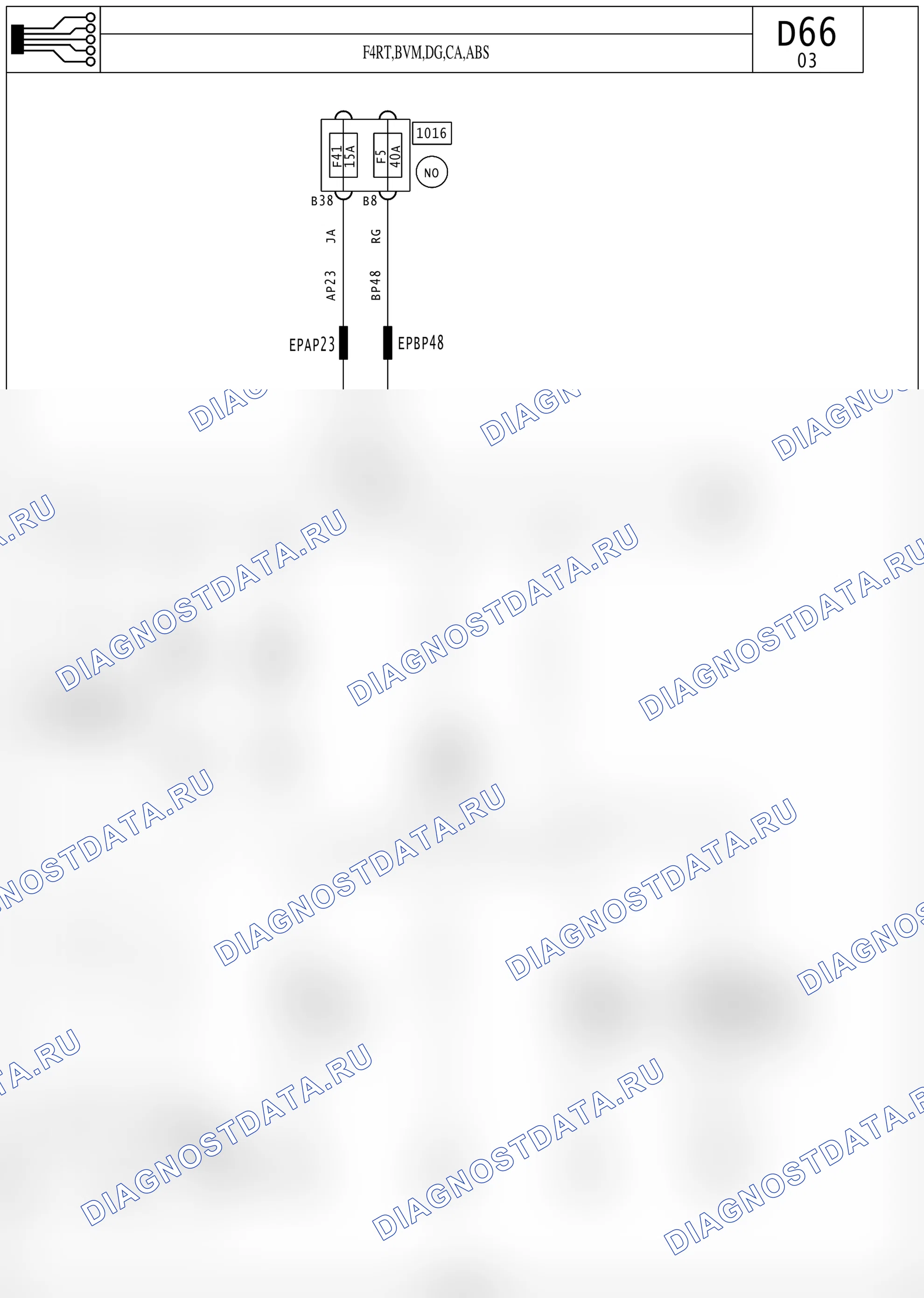 Электросхема диагностического разъёма OBD2 — для а/м с: двиг. F4RT (2.0 бензин) + левый руль, кондиционер, Механическая коробка передач, АБС — для а/м с: двиг. F4RT (2.0 бензин) + левый руль, кондиционер, Механическая коробка передач, АБС. Renault Avantime I (2001-2003)