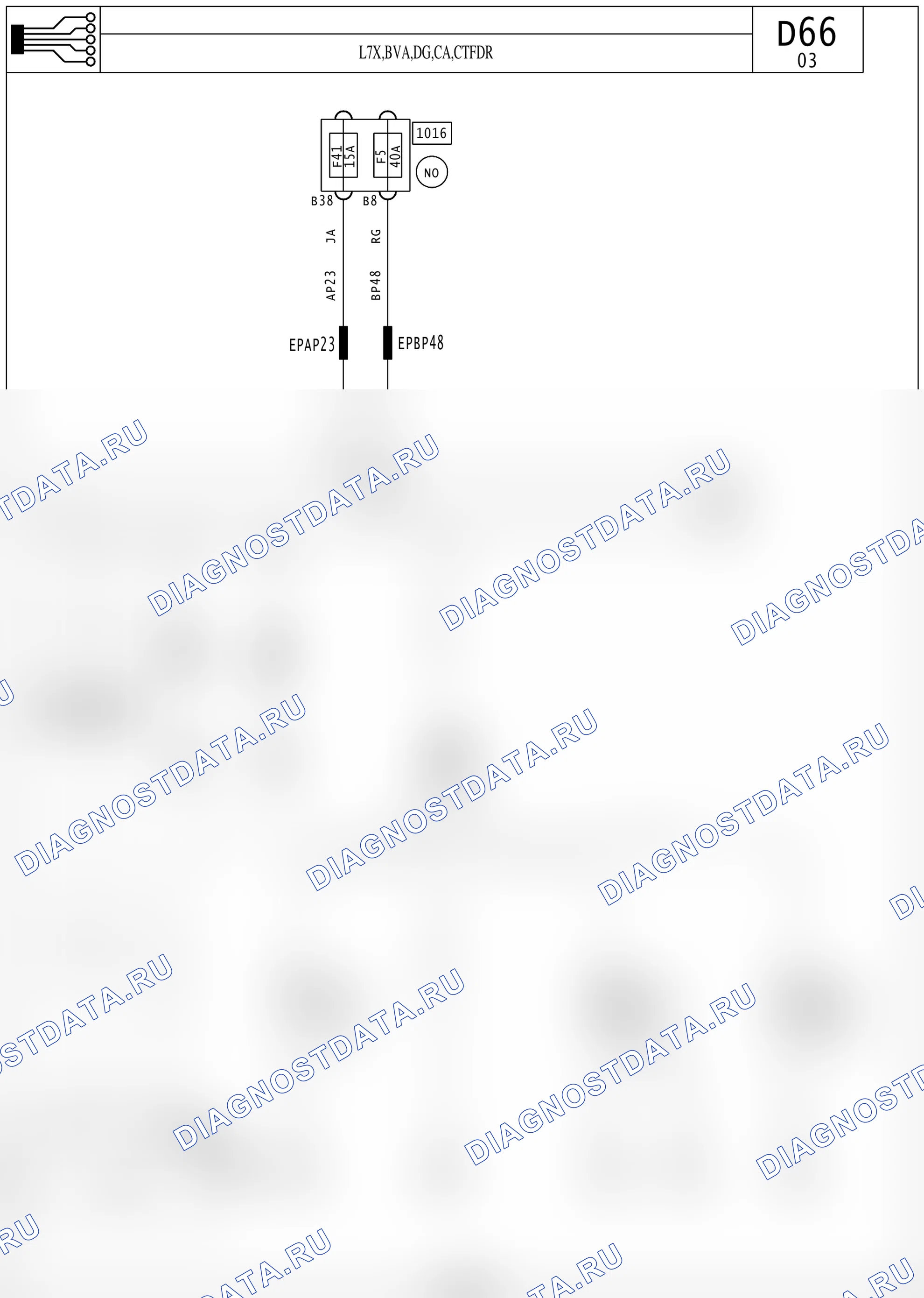 Электросхема диагностического разъёма OBD2 — для а/м с: двиг. L7X (3.0 V6 бензин) + АКПП + левый руль, кондиционер, Система стабилизации траектории — для а/м с: двиг. L7X (3.0 V6 бензин) + АКПП + левый руль, кондиционер, Система стабилизации траектории. Renault Avantime I (2001-2003)