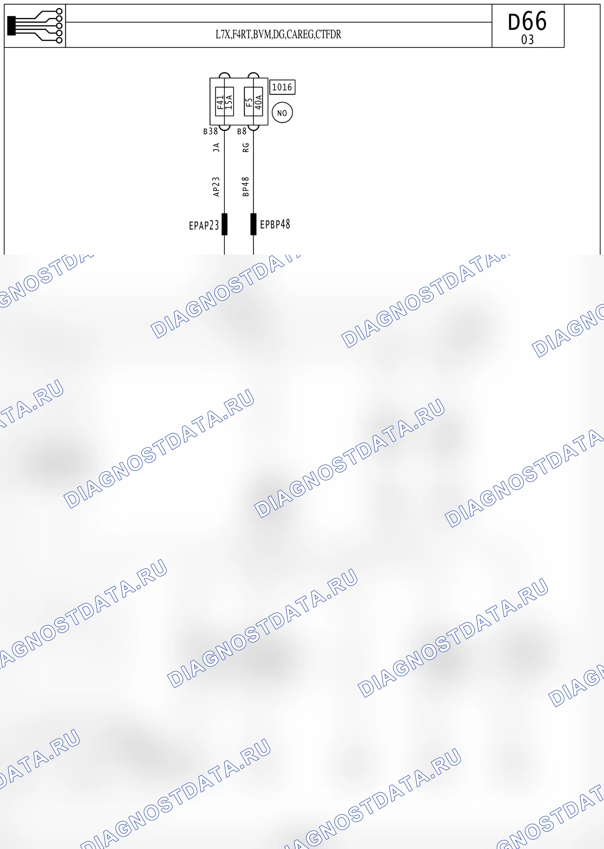 Электросхема диагностического разъёма OBD2 — для а/м с: двиг. L7X (3.0 V6 бензин), F4RT (2.0 бензин) + левый руль, климат-контроль, Механическая коробка передач, Система стабилизации траектории — для а/м с: двиг. L7X (3.0 V6 бензин), F4RT (2.0 бензин) + левый руль, климат-контроль, Механическая коробка передач, Система стабилизации траектории. Renault Avantime I (2001-2003)