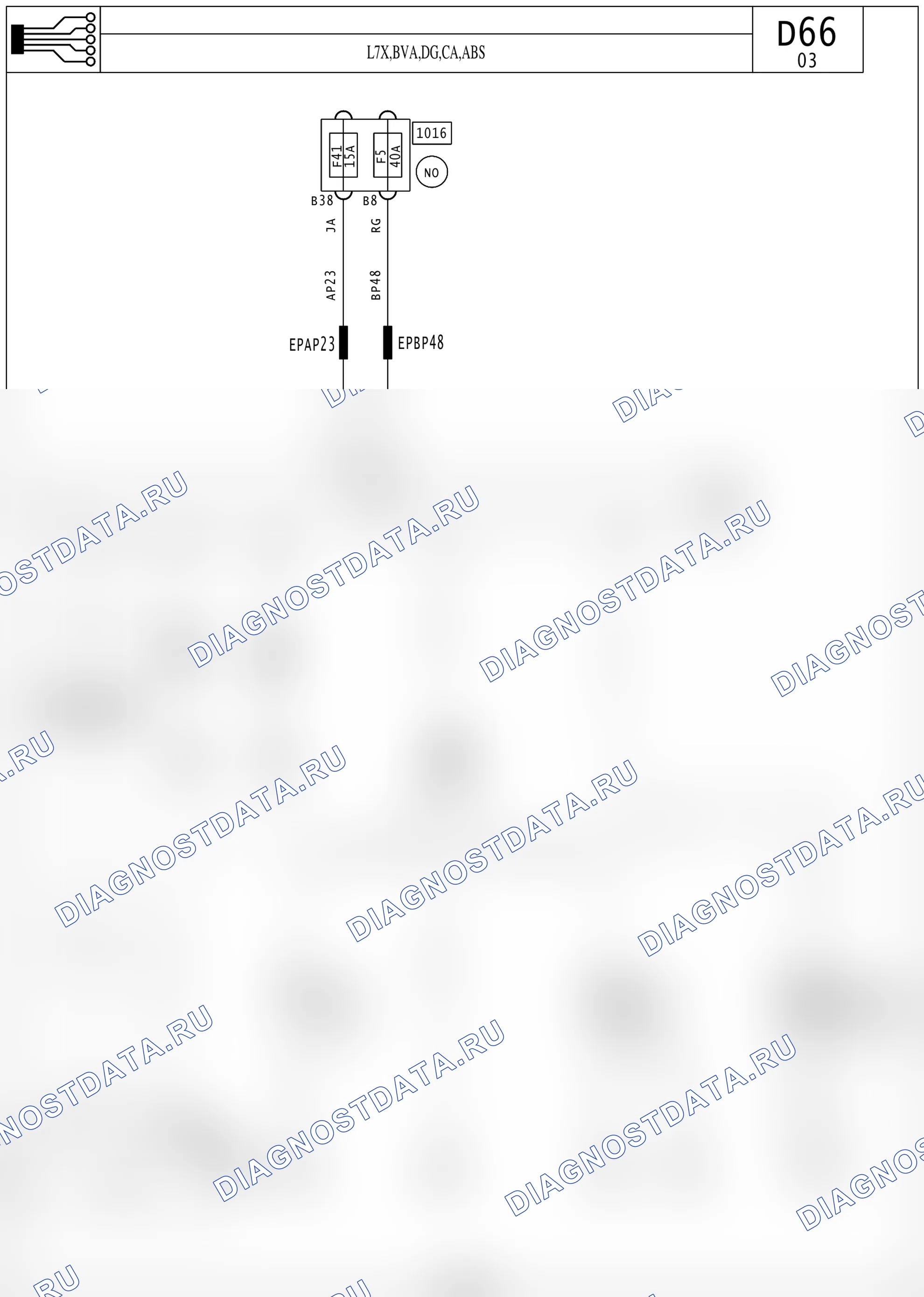 Электросхема диагностического разъёма OBD2 — для а/м с: двиг. L7X (3.0 V6 бензин) + АКПП + левый руль, кондиционер, АБС — для а/м с: двиг. L7X (3.0 V6 бензин) + АКПП + левый руль, кондиционер, АБС. Renault Avantime I (2001-2003)