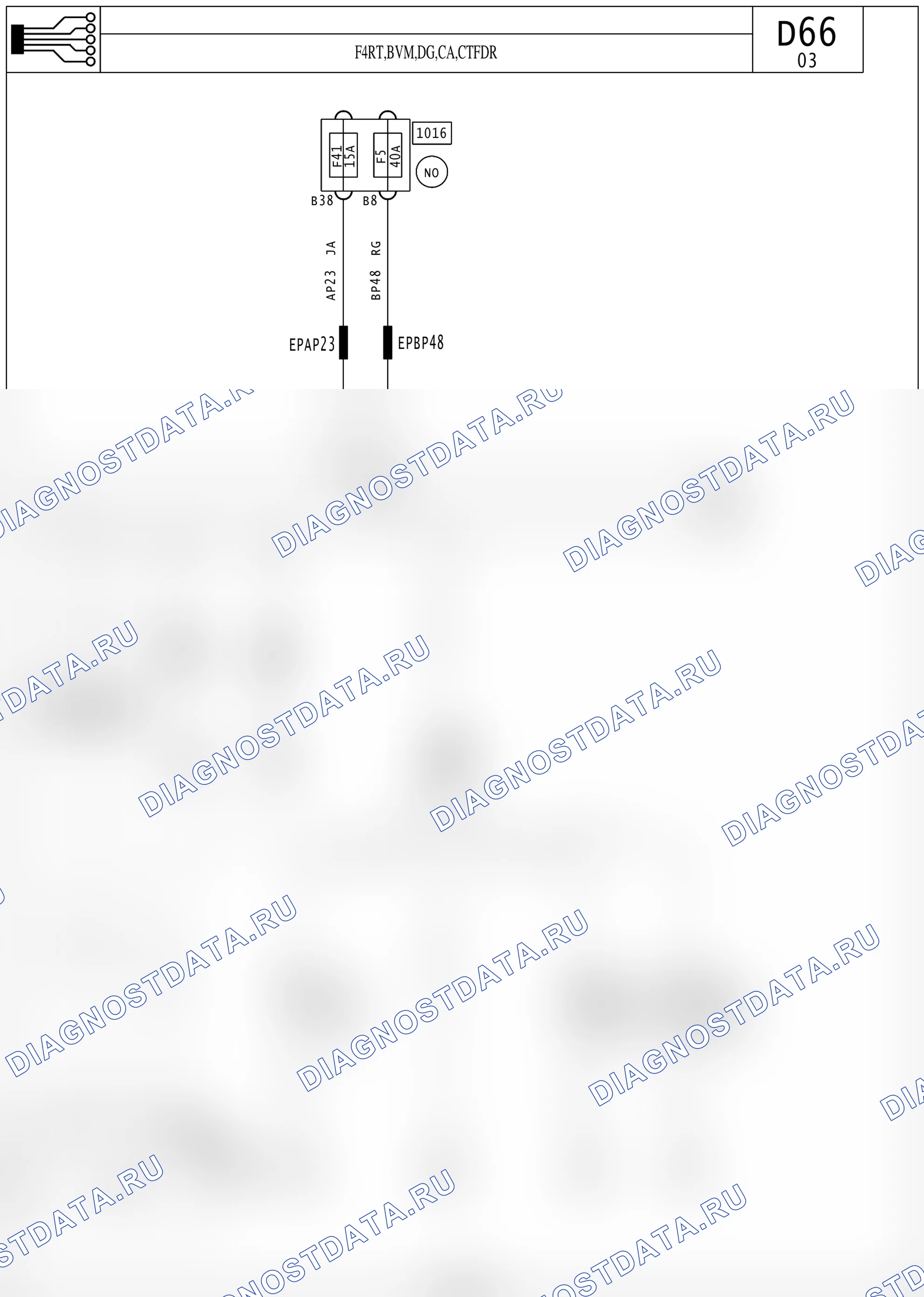 Электросхема диагностического разъёма OBD2 — для а/м с: двиг. F4RT (2.0 бензин) + левый руль, кондиционер, Механическая коробка передач, Система стабилизации траектории — для а/м с: двиг. F4RT (2.0 бензин) + левый руль, кондиционер, Механическая коробка передач, Система стабилизации траектории. Renault Avantime I (2001-2003)