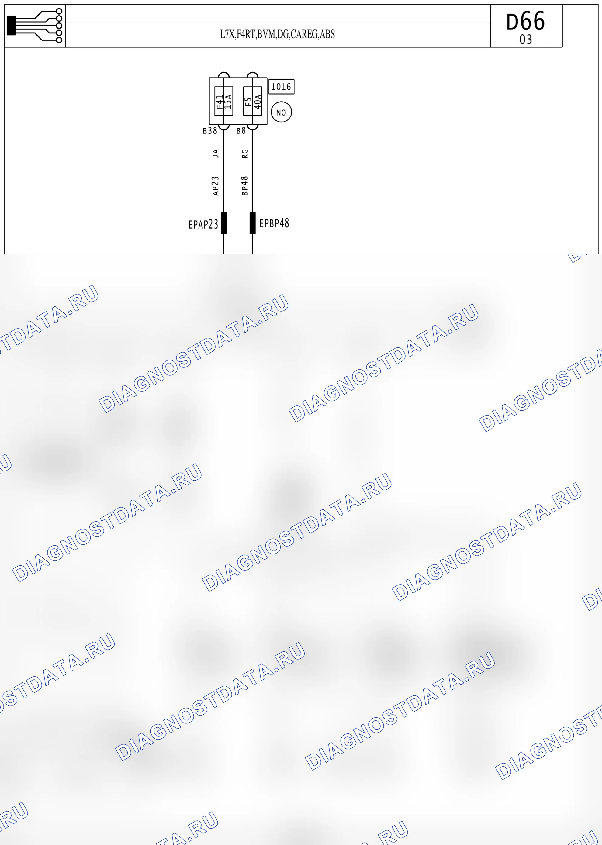Электросхема диагностического разъёма OBD2 — для а/м с: двиг. L7X (3.0 V6 бензин), F4RT (2.0 бензин) + левый руль, климат-контроль, Механическая коробка передач, АБС — для а/м с: двиг. L7X (3.0 V6 бензин), F4RT (2.0 бензин) + левый руль, климат-контроль, Механическая коробка передач, АБС. Renault Avantime I (2001-2003)