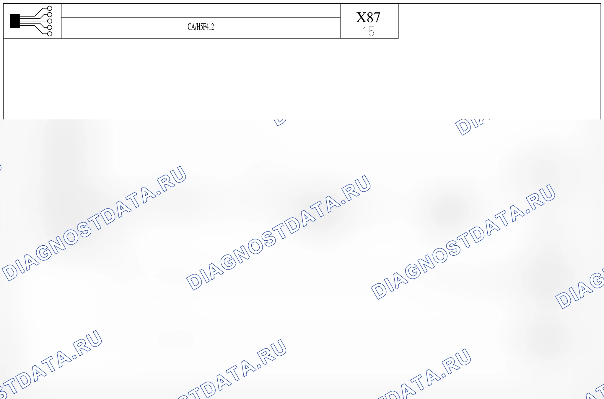 Электросхема компрессора кондиционера — для а/м с: двиг. H5F412 (1.2 TCe бензин) — для а/м с: двиг. H5F412 (1.2 TCe бензин). Renault Captur I (2012-2017)