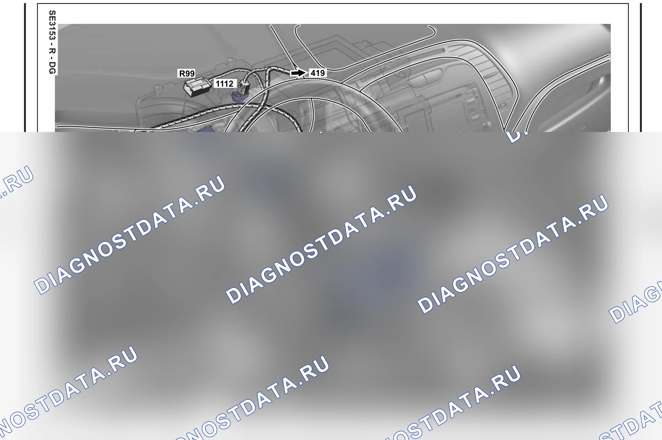 Расположение компонентов — Расположение компонентов: лист S15 — Расположение компонентов: лист S15. Renault Captur I (2012-2017)