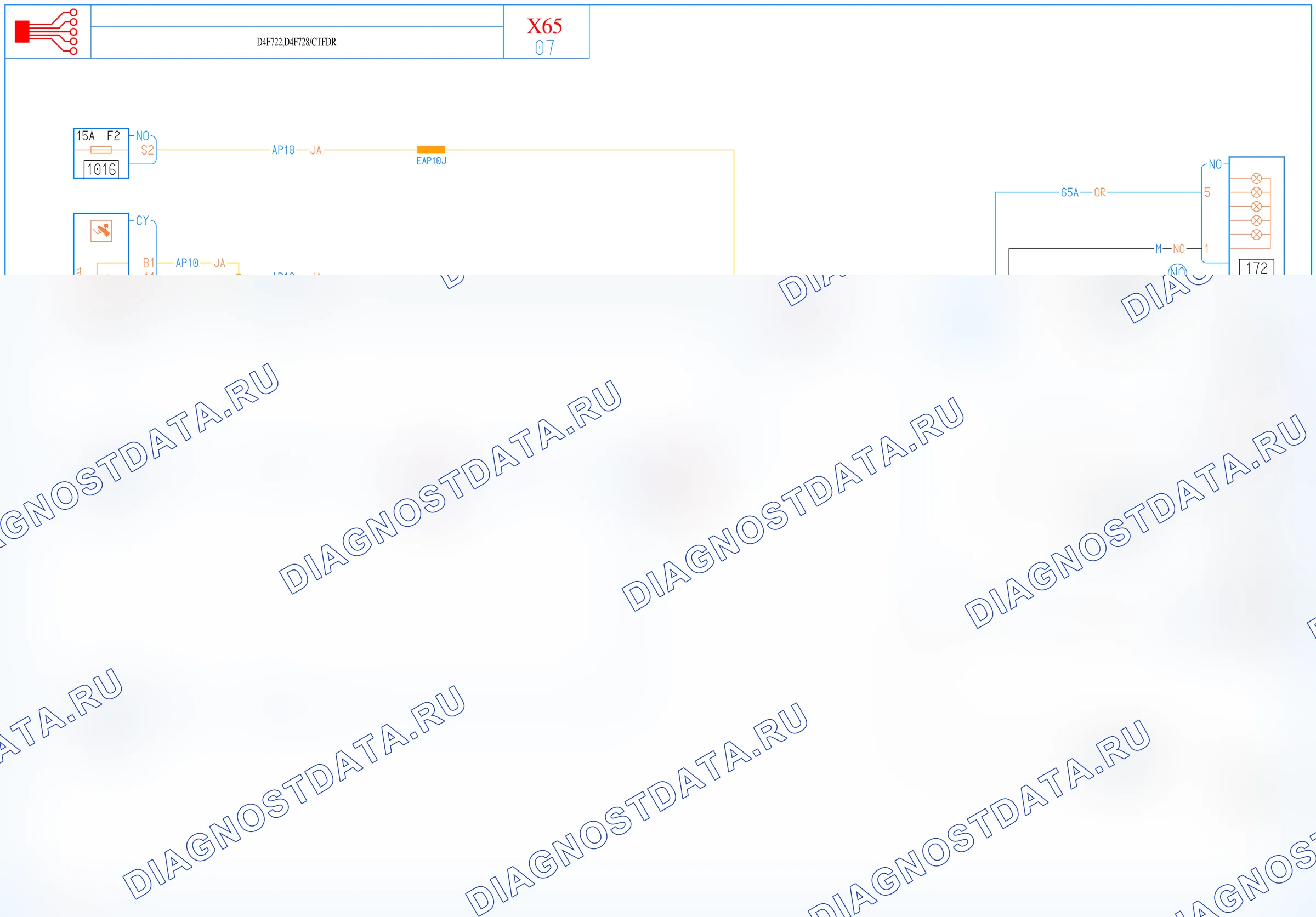 Электросхема стоп-сигналов — для а/м с: двиг. D4F722/728 (1.2 бензин) + Система стабилизации траектории — для а/м с: двиг. D4F722/728 (1.2 бензин) + Система стабилизации траектории. Renault Clio II (1998-2010)