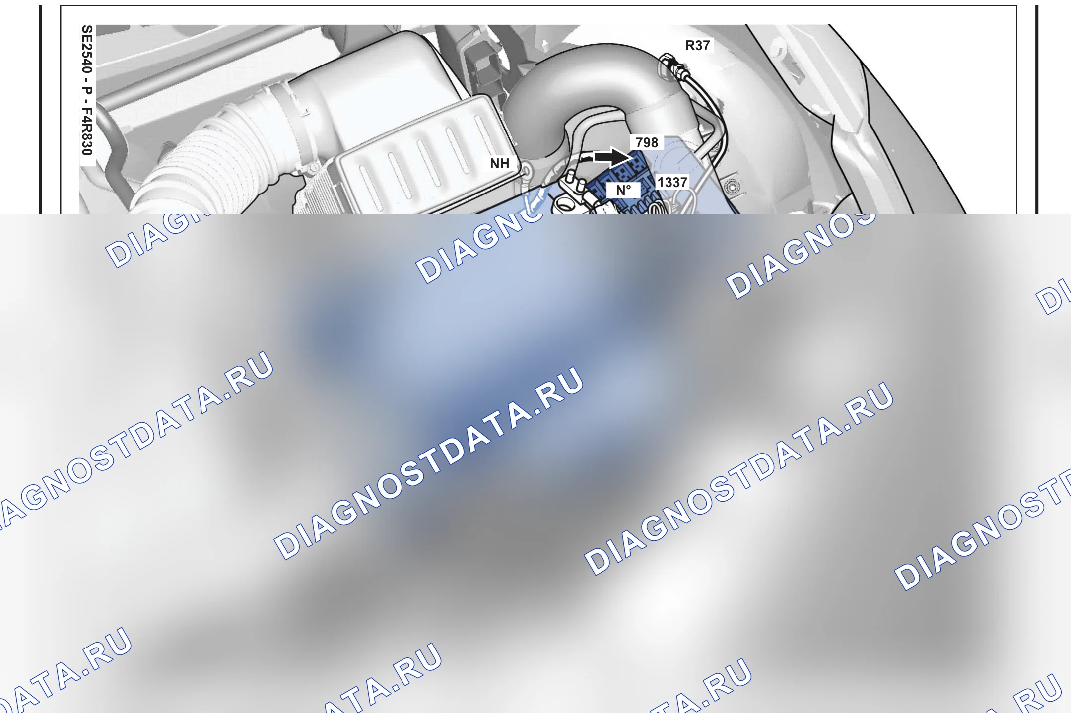 Расположение компонентов — Расположение компонентов: лист S41 — Расположение компонентов: лист S41. Renault Clio III (2005-2012)