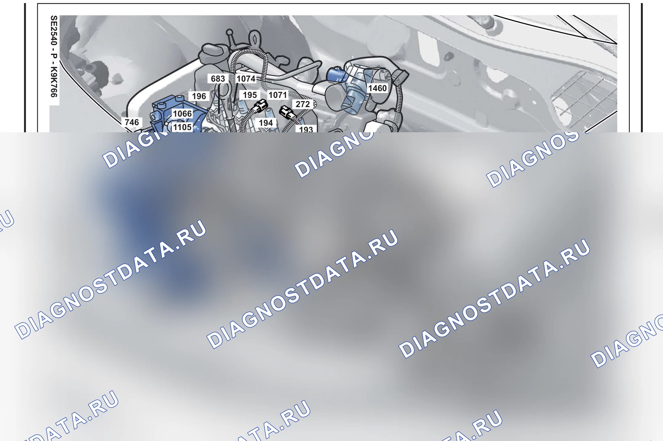 Расположение компонентов — Расположение компонентов: лист S32 — Расположение компонентов: лист S32. Renault Clio III (2005-2012)