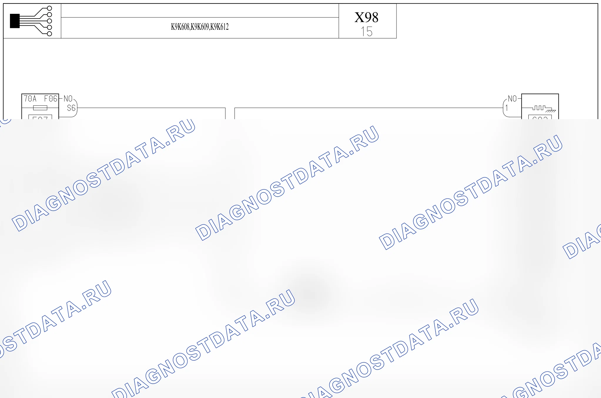 Электросхема свечей накаливания — для а/м с: двиг. K9K608/609/612 (1.5 dCi дизель) — для а/м с: двиг. K9K608/609/612 (1.5 dCi дизель). Renault Clio IV (2012-2019)