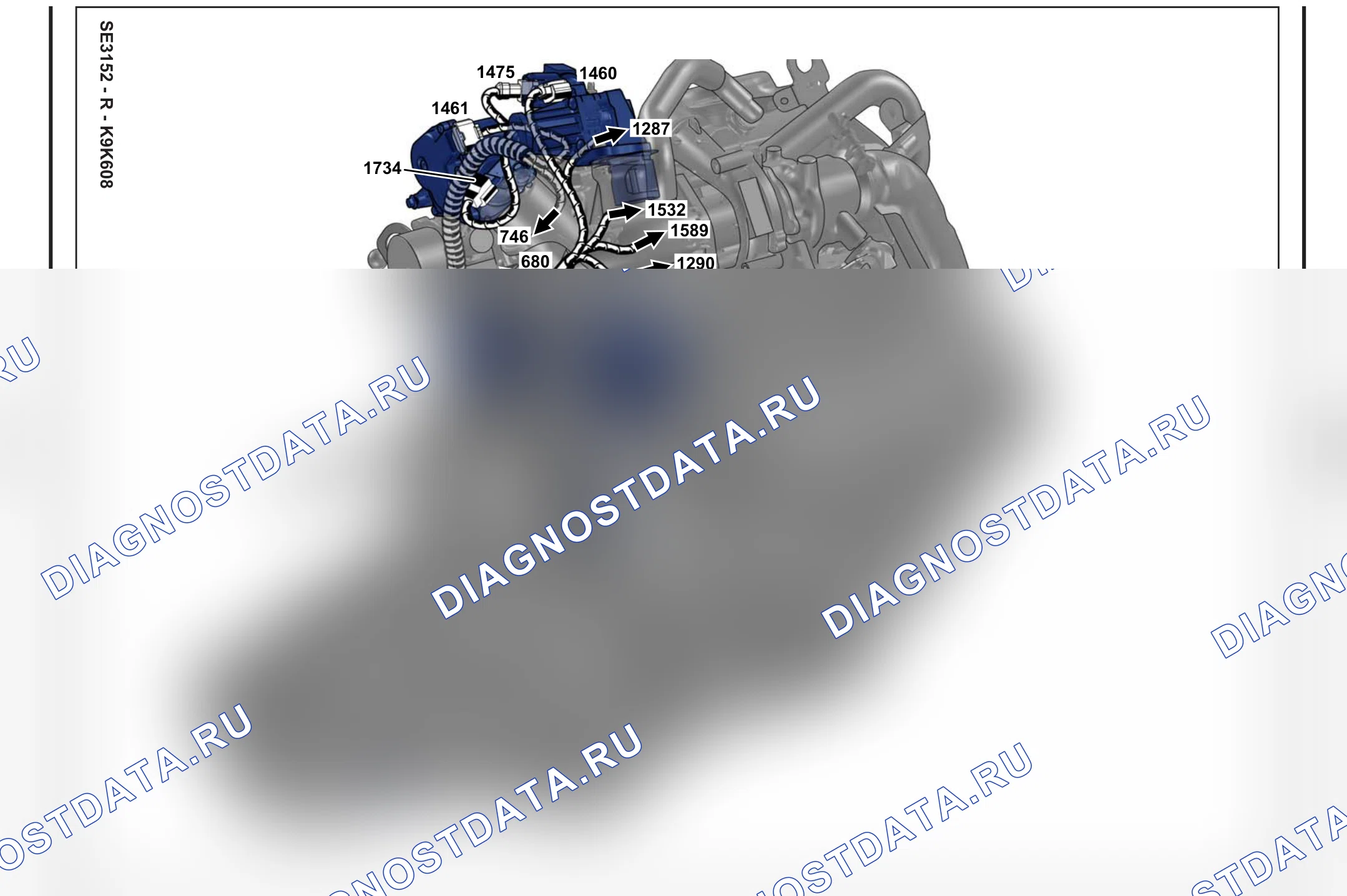 Расположение компонентов — Расположение компонентов: лист S51 — Расположение компонентов: лист S51. Renault Clio IV (2012-2019)