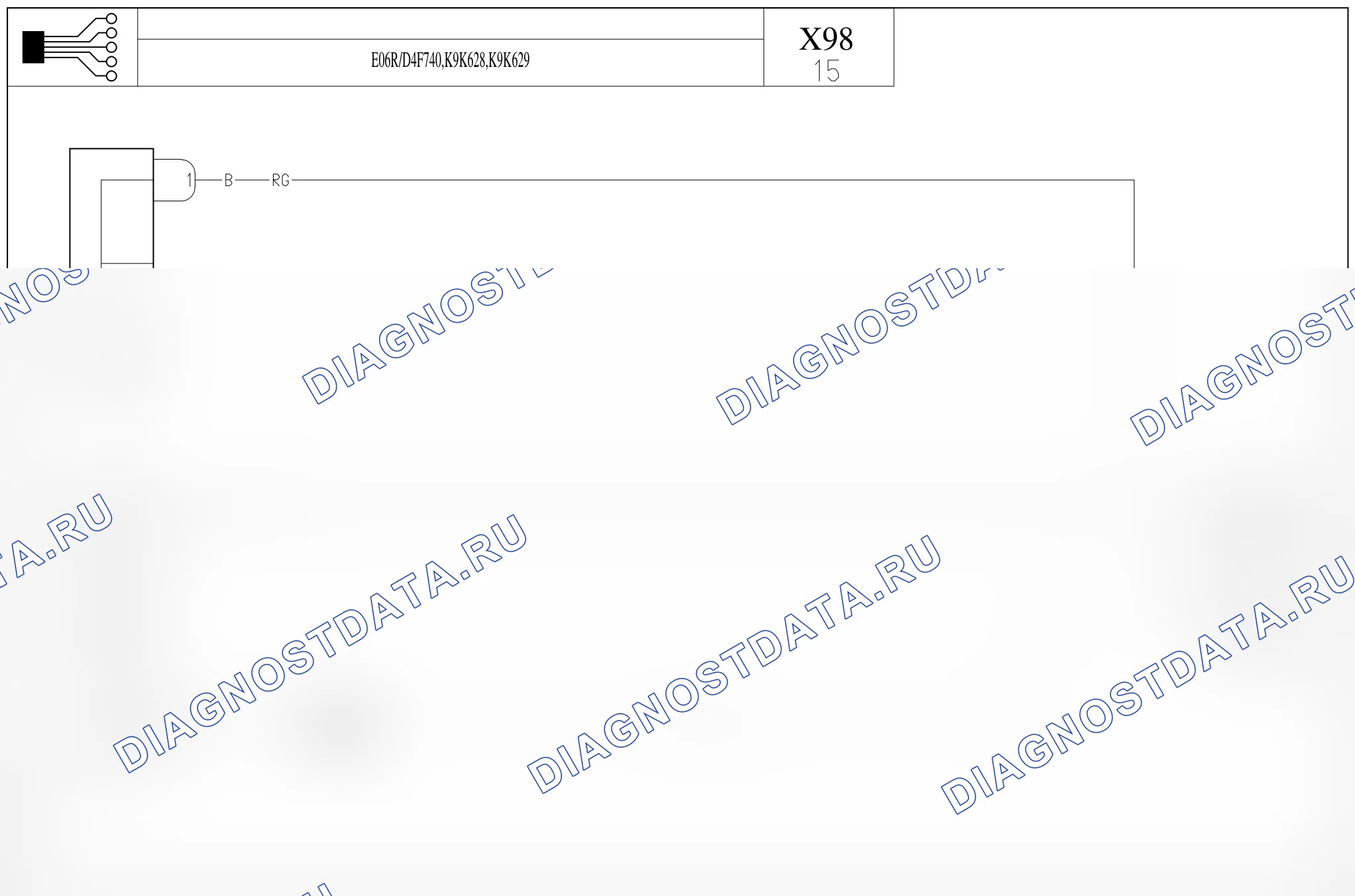 Цепь зарядки аккумулятора батареи — для а/м с: двиг. D4F740 (1.2 бензин), K9K628/629 (1.5 dCi дизель) + E06R — для а/м с: двиг. D4F740 (1.2 бензин), K9K628/629 (1.5 dCi дизель) + E06R. Renault Clio IV (2012-2019)