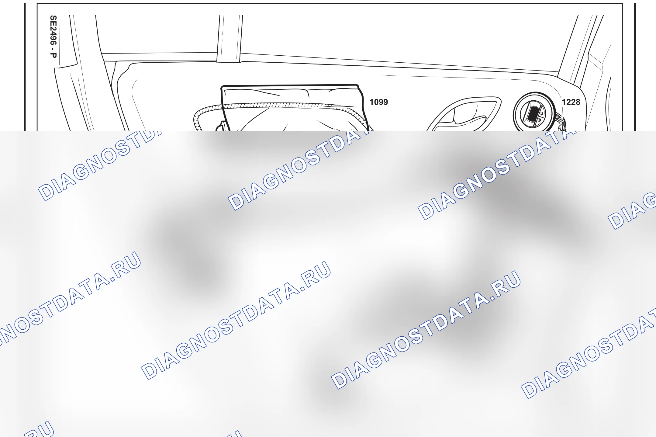 Расположение компонентов — Расположение компонентов: лист S19 — Расположение компонентов: лист S19. Renault Espace IV (2002-2006)