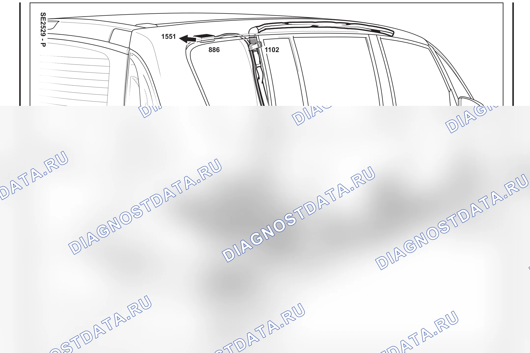 Расположение компонентов — Расположение компонентов: лист S23 — Расположение компонентов: лист S23. Renault Espace IV-рест (2006-2014)