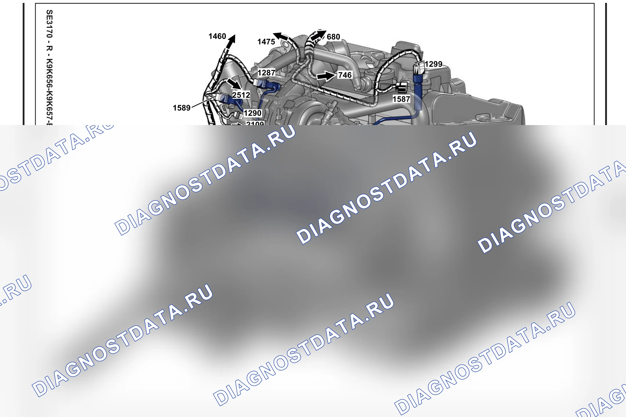 Расположение компонентов — Расположение компонентов: лист S79 — Расположение компонентов: лист S79. Renault Fluence I (2009-2013)
