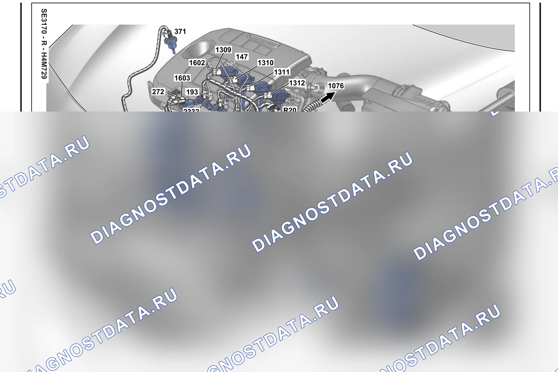 Расположение компонентов — Расположение компонентов: лист S94 — Расположение компонентов: лист S94. Renault Fluence I (2009-2013)
