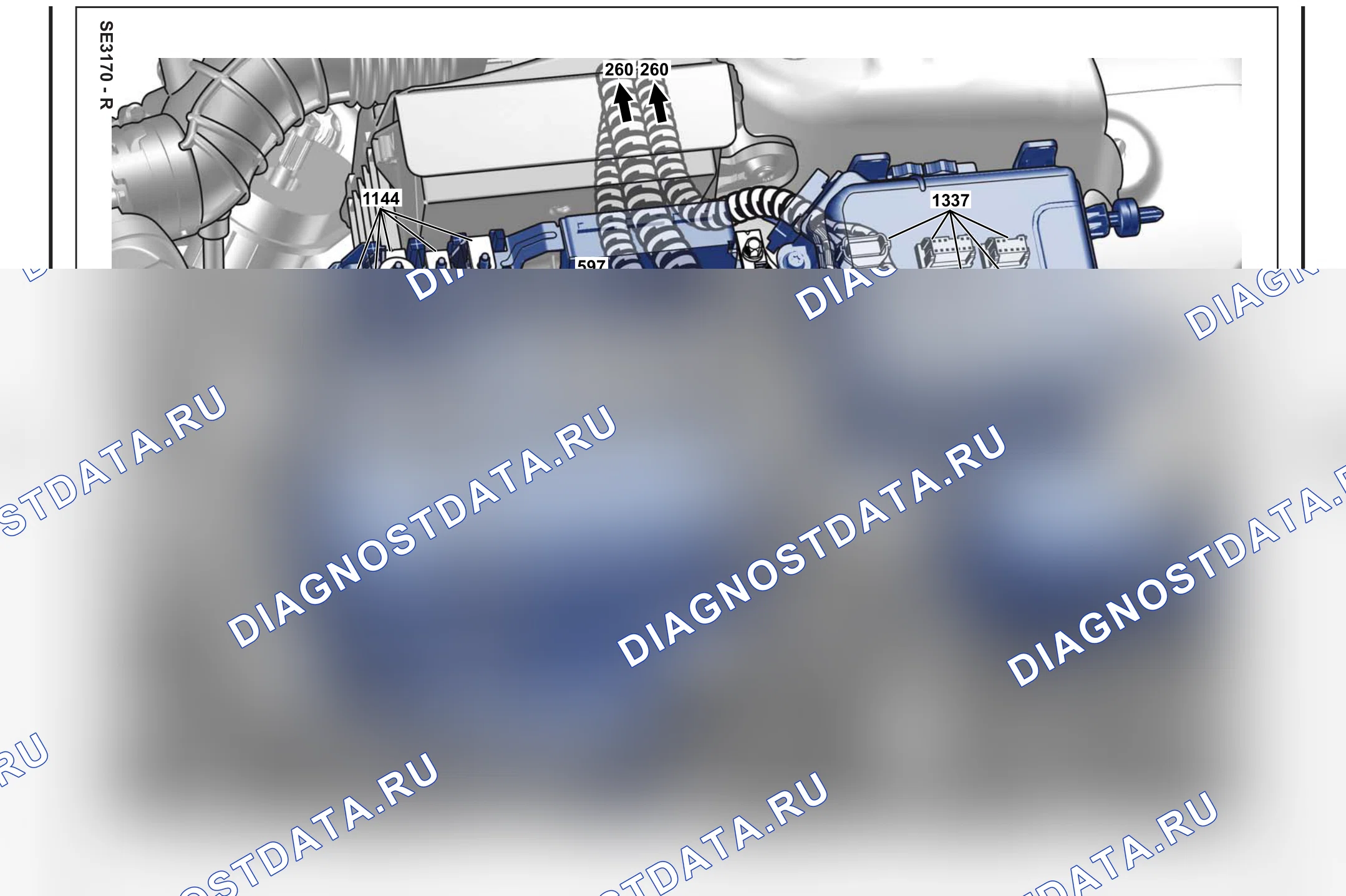 Расположение компонентов — Расположение компонентов: лист S69 — Расположение компонентов: лист S69. Renault Fluence I (2009-2013)