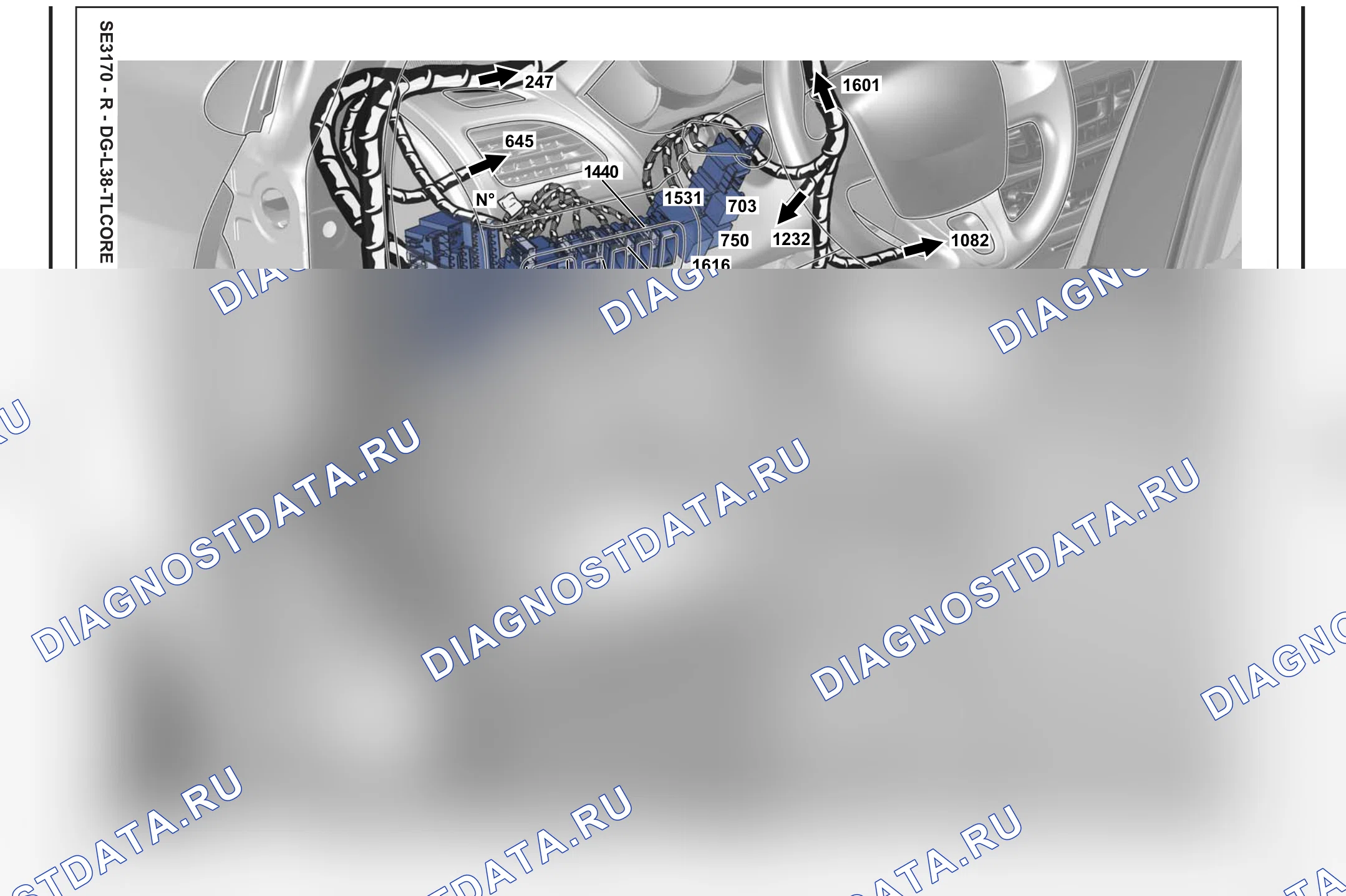 Расположение компонентов — Расположение компонентов: лист S18 — Расположение компонентов: лист S18. Renault Fluence I (2009-2013)
