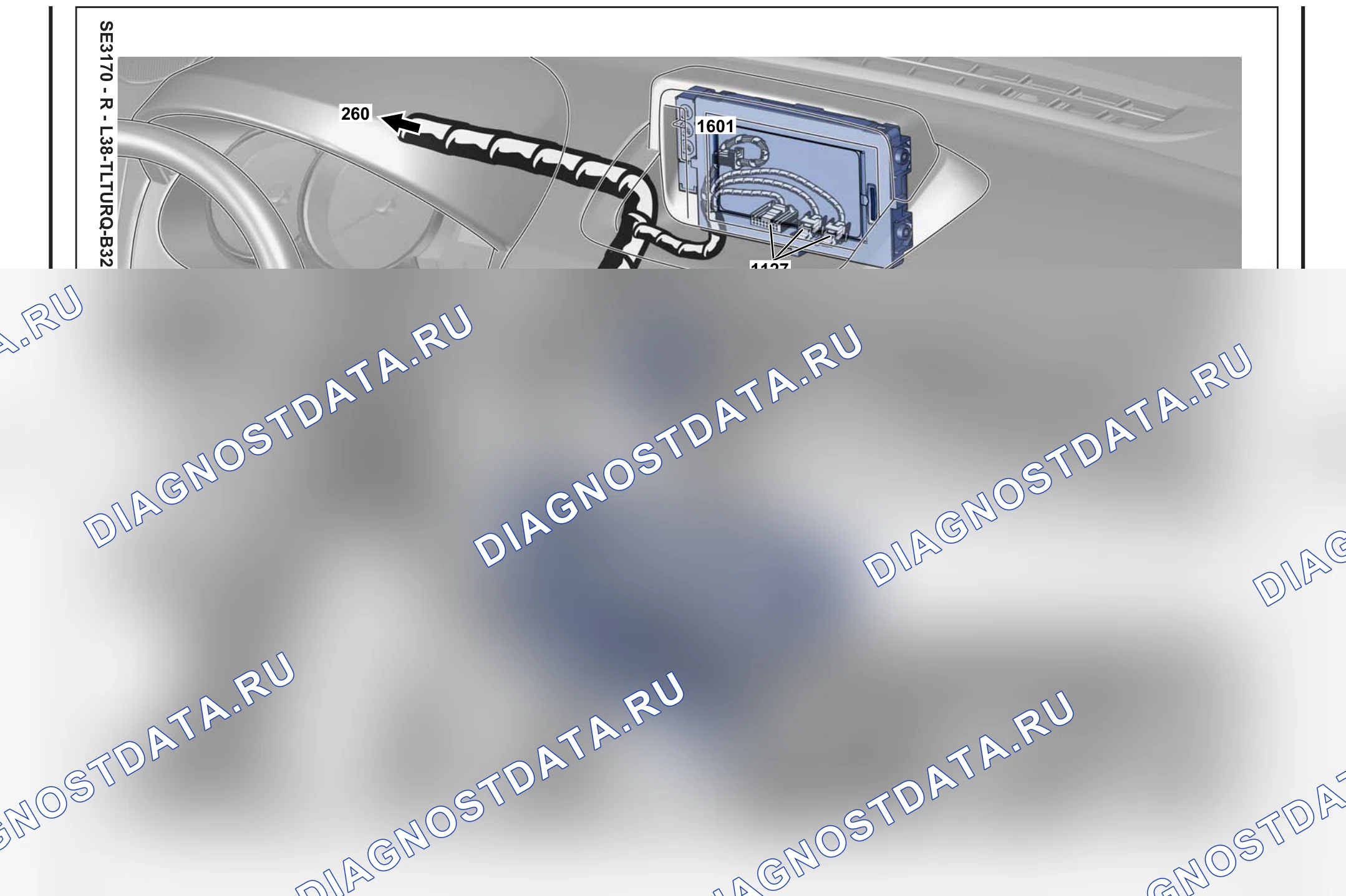 Расположение компонентов — Расположение компонентов: лист S25 — Расположение компонентов: лист S25. Renault Fluence I (2009-2013)