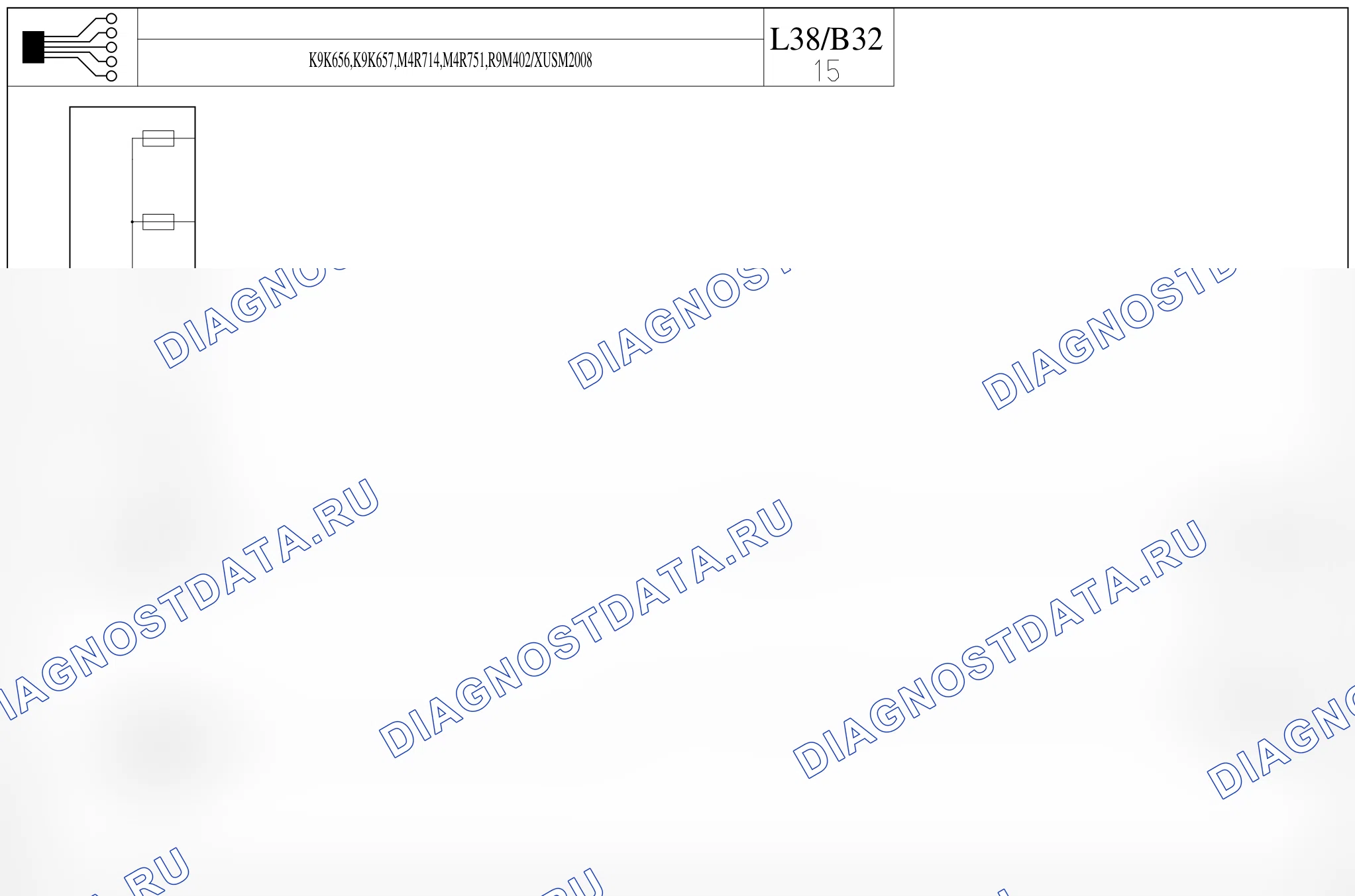 Цепь запуска двигателя — для а/м с: двиг. K9K656/657 (1.5 dCi дизель), M4R714/751 (2.0 бензин), R9M402 (1.6 dCi дизель) + Usm версия 2008 — для а/м с: двиг. K9K656/657 (1.5 dCi дизель), M4R714/751 (2.0 бензин), R9M402 (1.6 dCi дизель) + Usm версия 2008. Renault Fluence I (2009-2013)