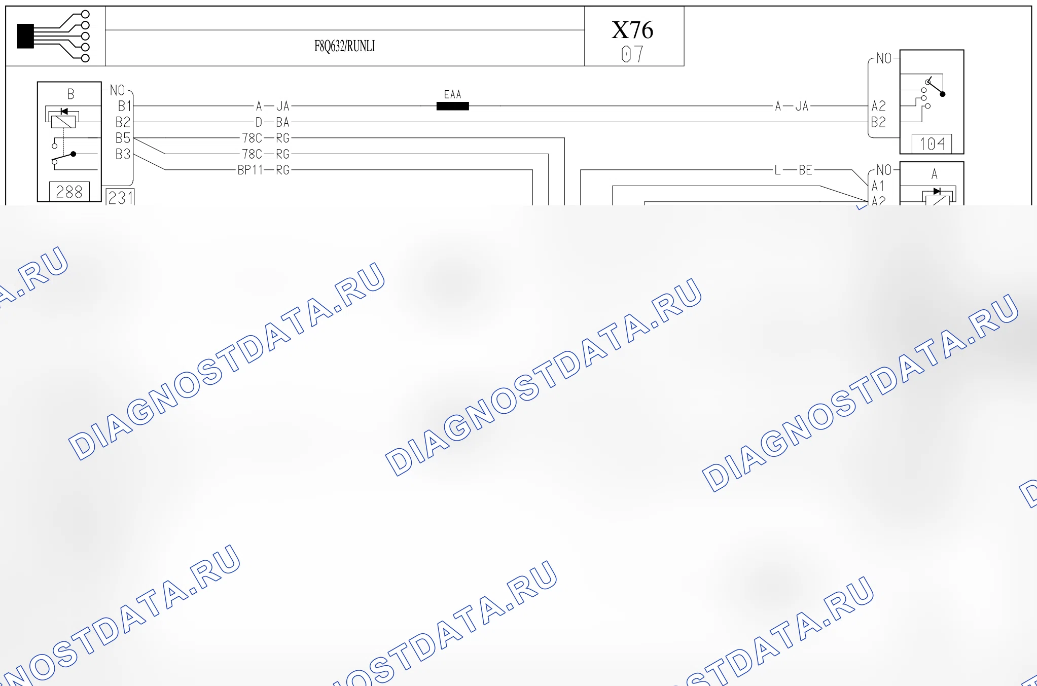 Фары постоянного света — для а/м с: двиг. F8Q632 (1.9 D дизель) + Фары дневного движения — для а/м с: двиг. F8Q632 (1.9 D дизель) + Фары дневного движения. Renault Kangoo II (2008-2013)