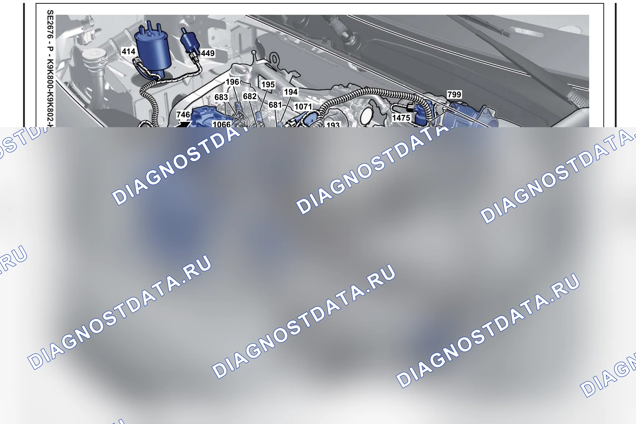 Расположение компонентов — Расположение компонентов: лист S34 — Расположение компонентов: лист S34. Renault Kangoo II-BeBop (2009-2013)