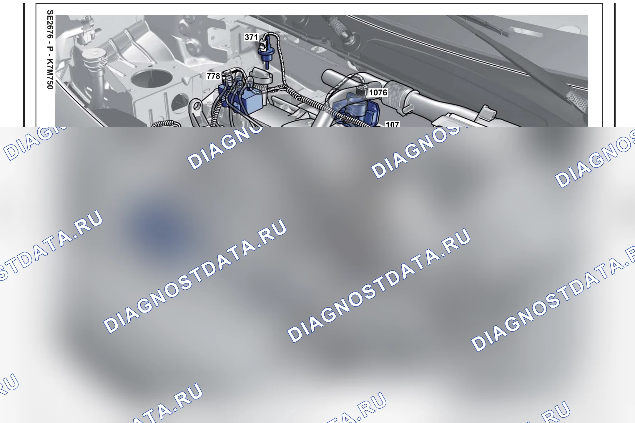 Расположение компонентов — Расположение компонентов: лист S38 — Расположение компонентов: лист S38. Renault Kangoo II-BeBop (2009-2013)