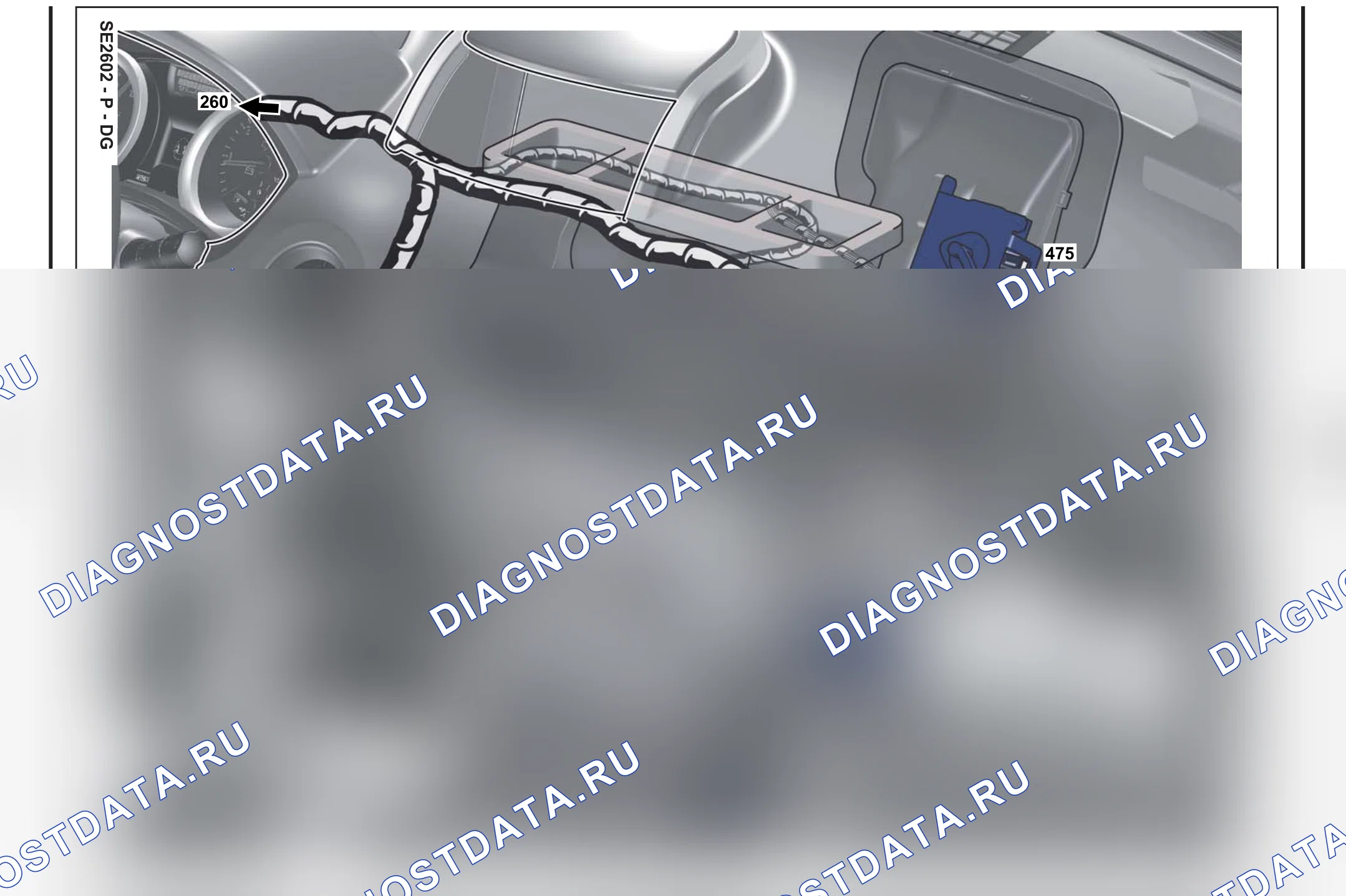 Расположение компонентов — Расположение компонентов: лист S16 — Расположение компонентов: лист S16. Renault Koleos I (2008-2016)