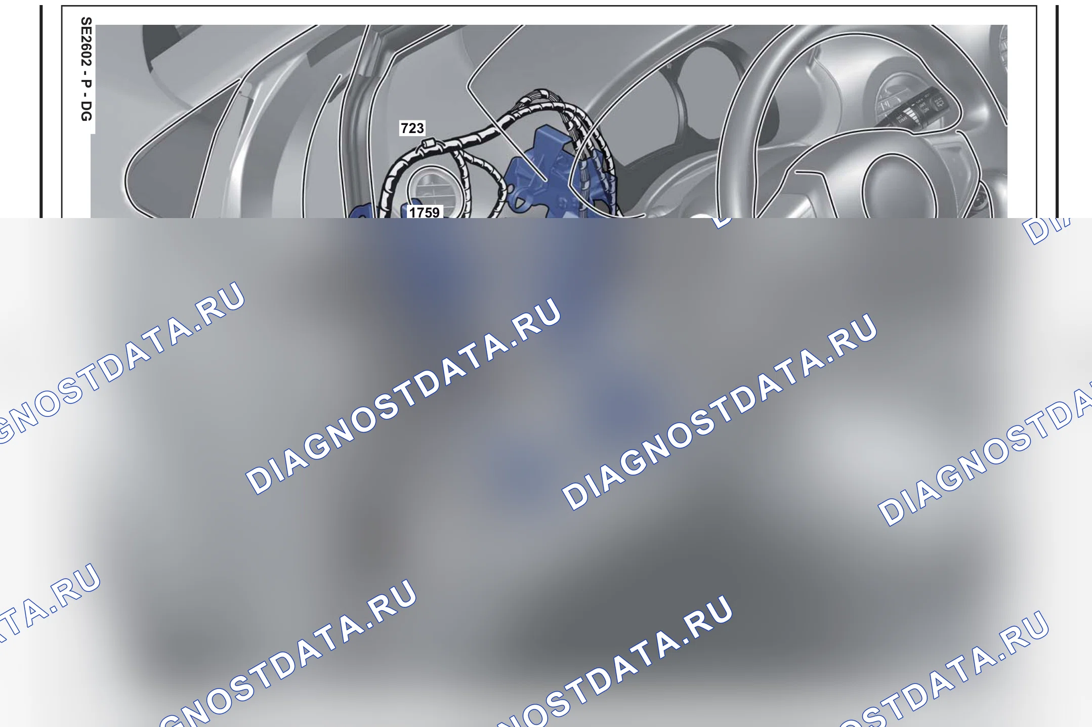 Расположение компонентов — Расположение компонентов: лист S4 — Расположение компонентов: лист S4. Renault Koleos I (2008-2016)