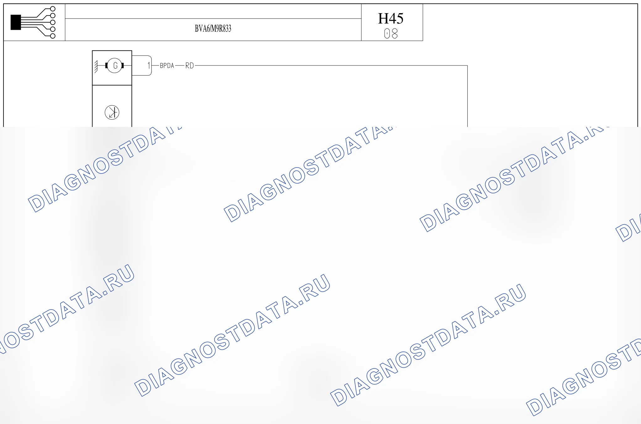Цепь запуска двигателя — для а/м с: двиг. M9R833 (2.0 dCi дизель) + BVA6 — для а/м с: двиг. M9R833 (2.0 dCi дизель) + BVA6. Renault Koleos I (2008-2016)