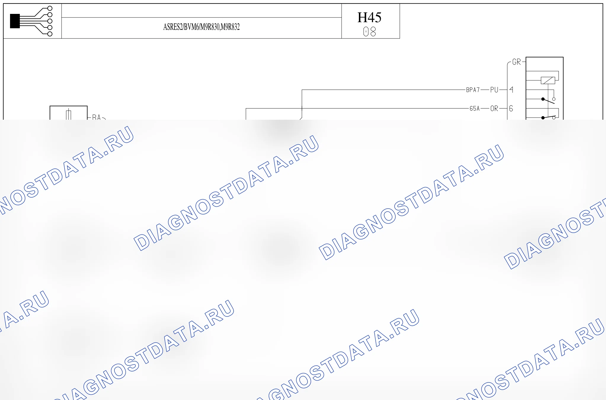 Управление стоп-сигналов — для а/м с: двиг. M9R830/832 (2.0 dCi дизель) + МКПП 6-ст. + Система стабилизации траектории 2 — для а/м с: двиг. M9R830/832 (2.0 dCi дизель) + МКПП 6-ст. + Система стабилизации траектории 2. Renault Koleos I (2008-2016)