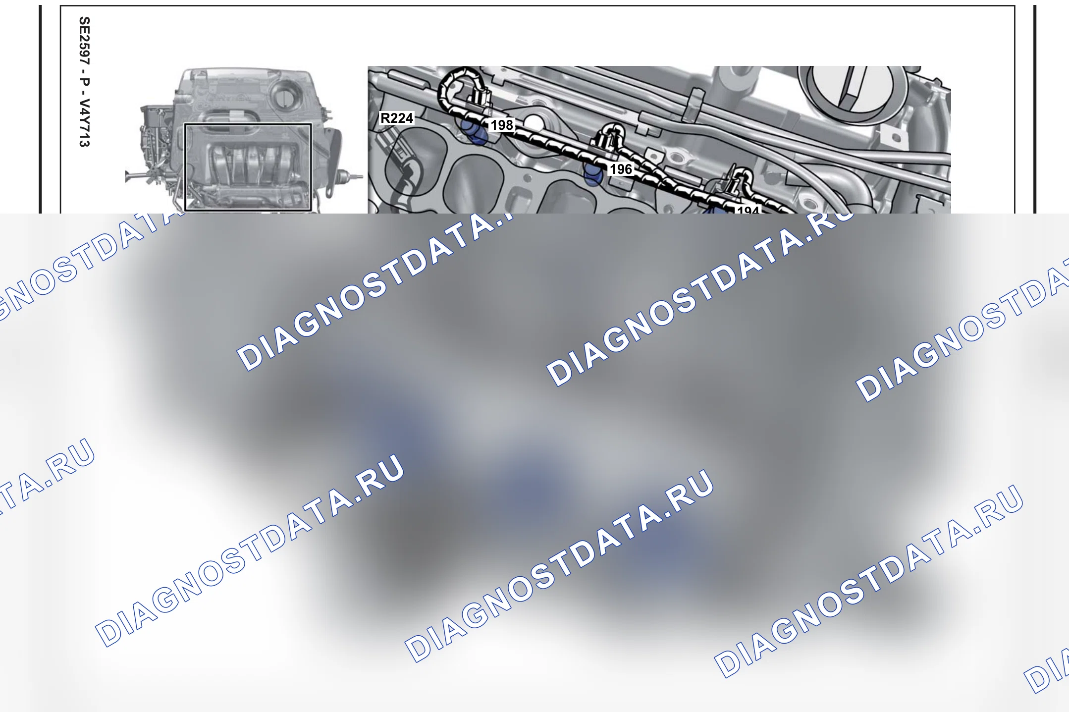 Расположение компонентов — Расположение компонентов: лист S87 — Расположение компонентов: лист S87. Renault Laguna III (2007-2015)