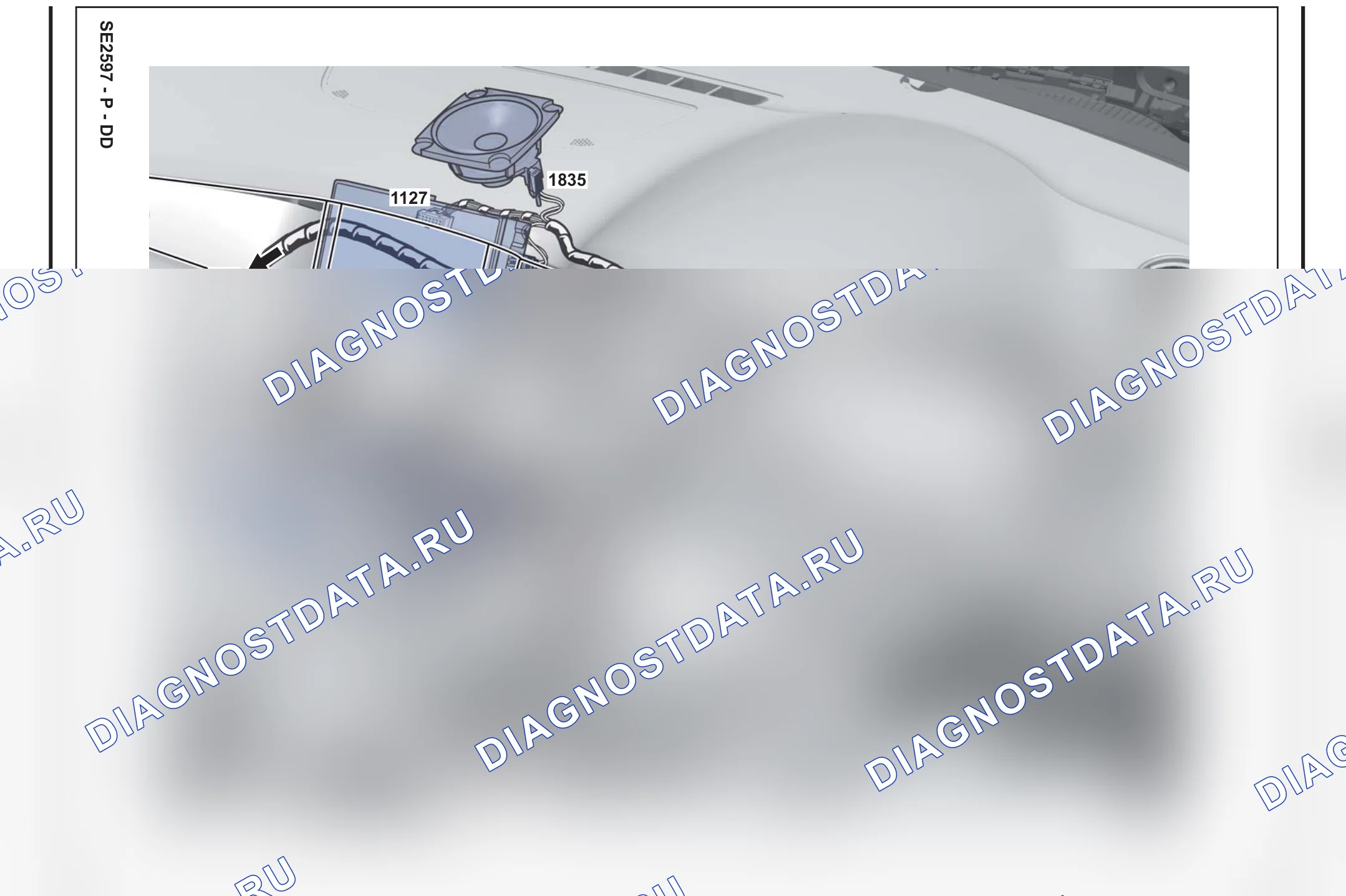 Расположение компонентов — Расположение компонентов: лист S16 — Расположение компонентов: лист S16. Renault Laguna III (2007-2015)