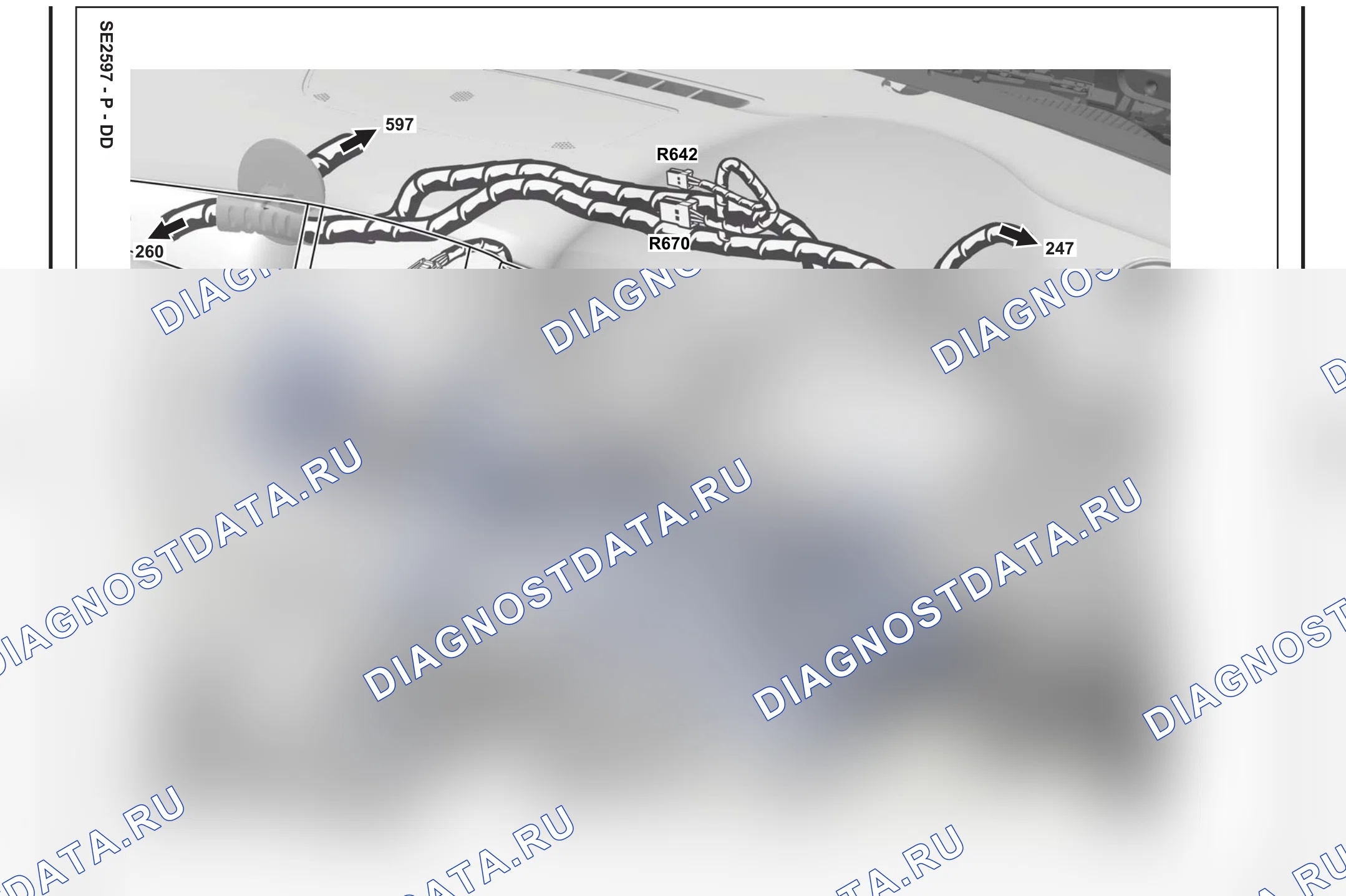 Расположение компонентов — Расположение компонентов: лист S14 — Расположение компонентов: лист S14. Renault Laguna III (2007-2015)