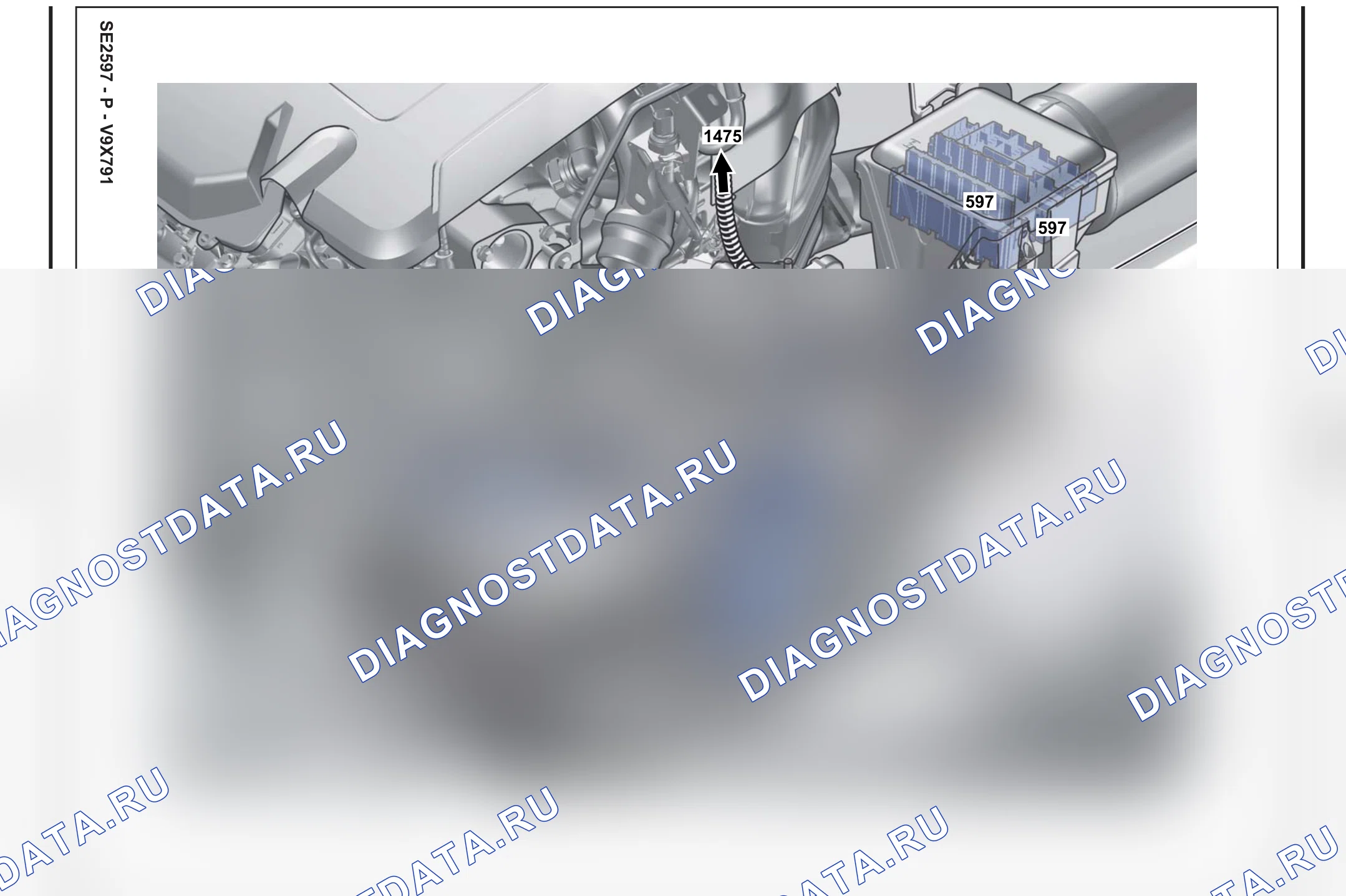 Расположение компонентов — Расположение компонентов: лист S77 — Расположение компонентов: лист S77. Renault Laguna III (2007-2015)