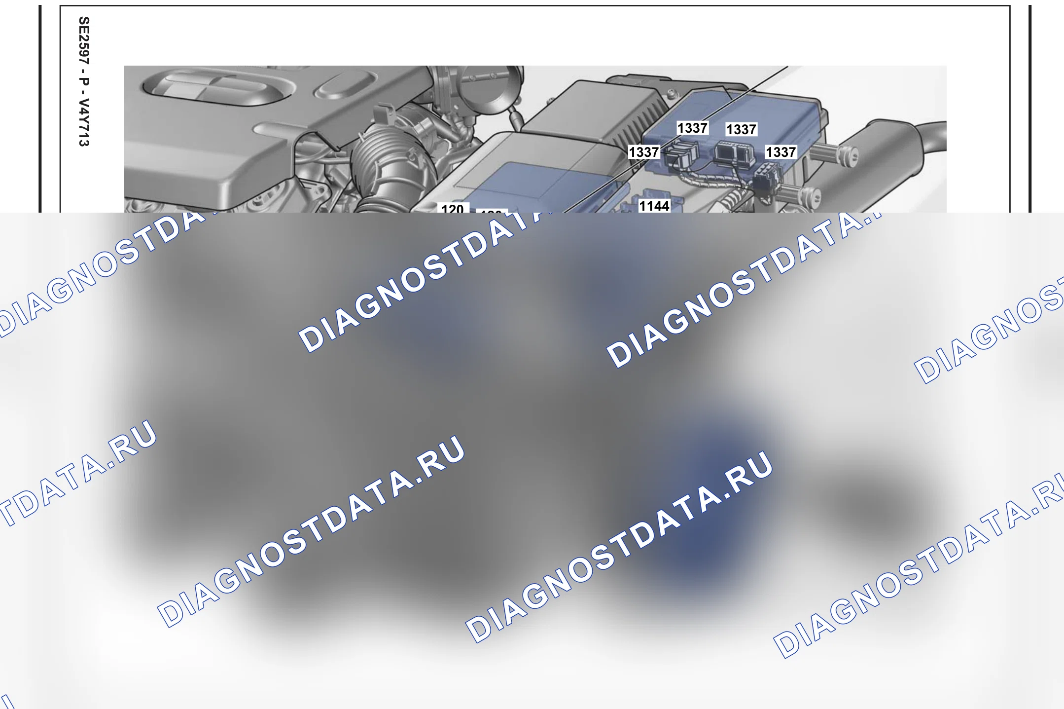 Расположение компонентов — Расположение компонентов: лист S82 — Расположение компонентов: лист S82. Renault Laguna III (2007-2015)