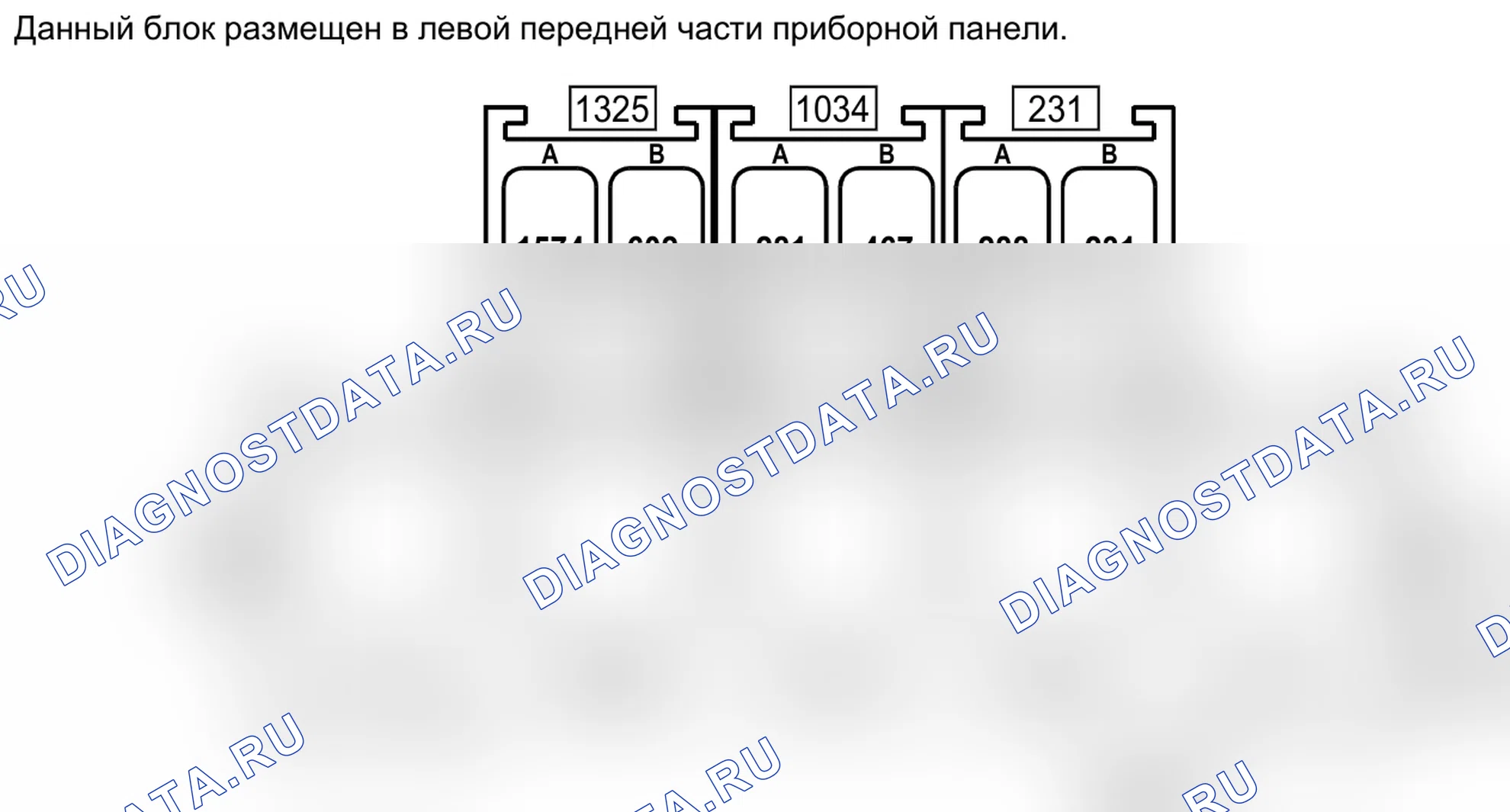 Блоки предохранителей и реле — 1016 — Блок предохранителей в салоне, лист 6 — 1016 — Блок предохранителей в салоне, лист 6. Renault Master II (1997-2010)