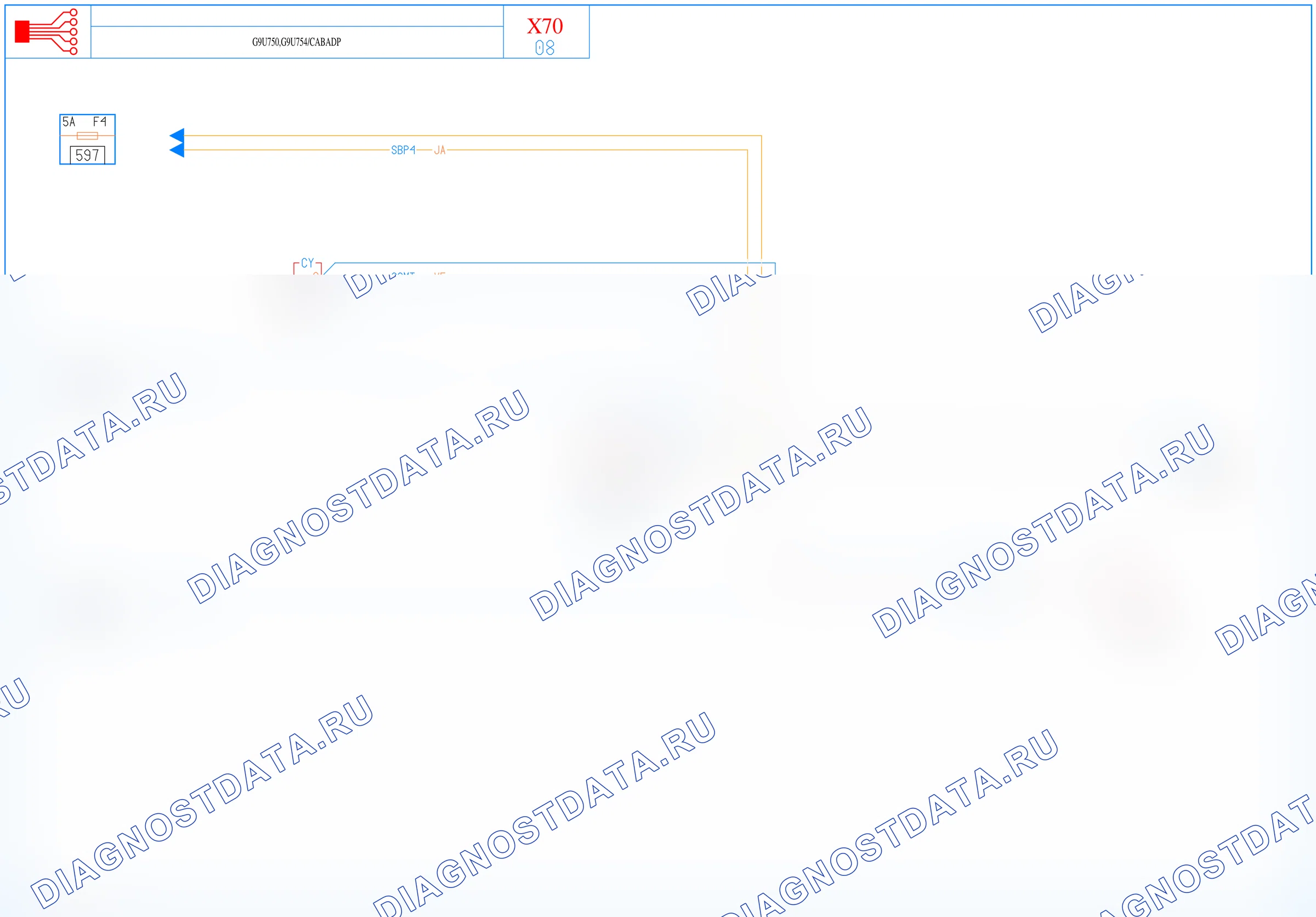 Функция спецоборудования — для а/м с: двиг. G9U750/754 (2.5 dCi дизель) + CABADP — для а/м с: двиг. G9U750/754 (2.5 dCi дизель) + CABADP. Renault Master II (1997-2010)