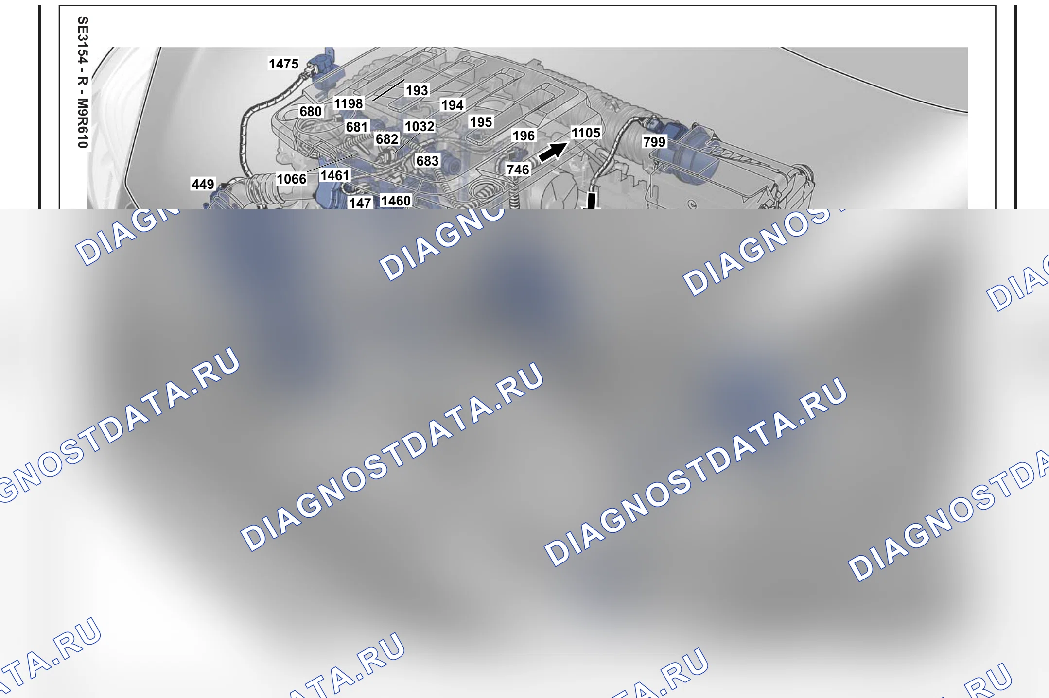 Расположение компонентов — Расположение компонентов: лист S89 — Расположение компонентов: лист S89. Renault Megane III (2008-2016)