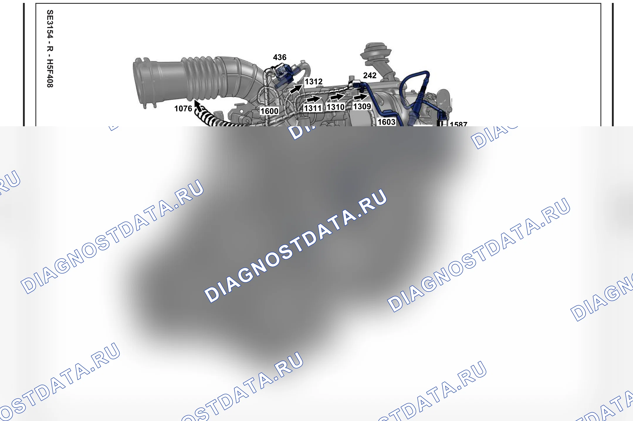 Расположение компонентов — Расположение компонентов: лист S110 — Расположение компонентов: лист S110. Renault Megane III (2008-2016)