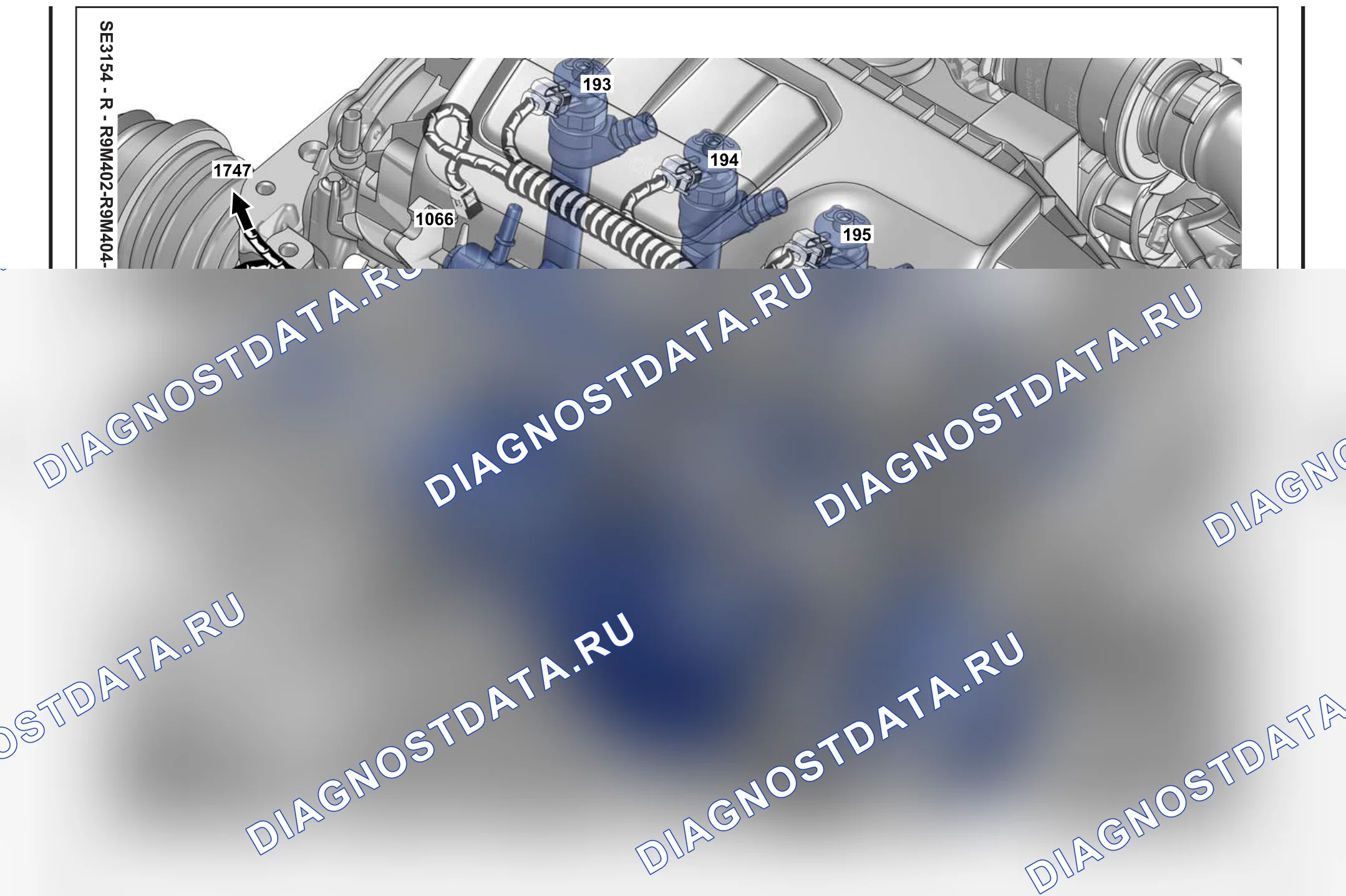 Расположение компонентов — Расположение компонентов: лист S93 — Расположение компонентов: лист S93. Renault Megane III (2008-2016)