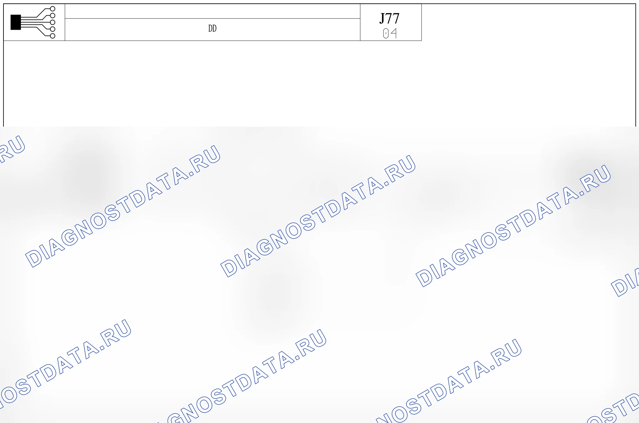 Электросхема диагностического разъёма OBD2 — для а/м с: правый руль — для а/м с: правый руль. Renault Modus I (2004-2012)