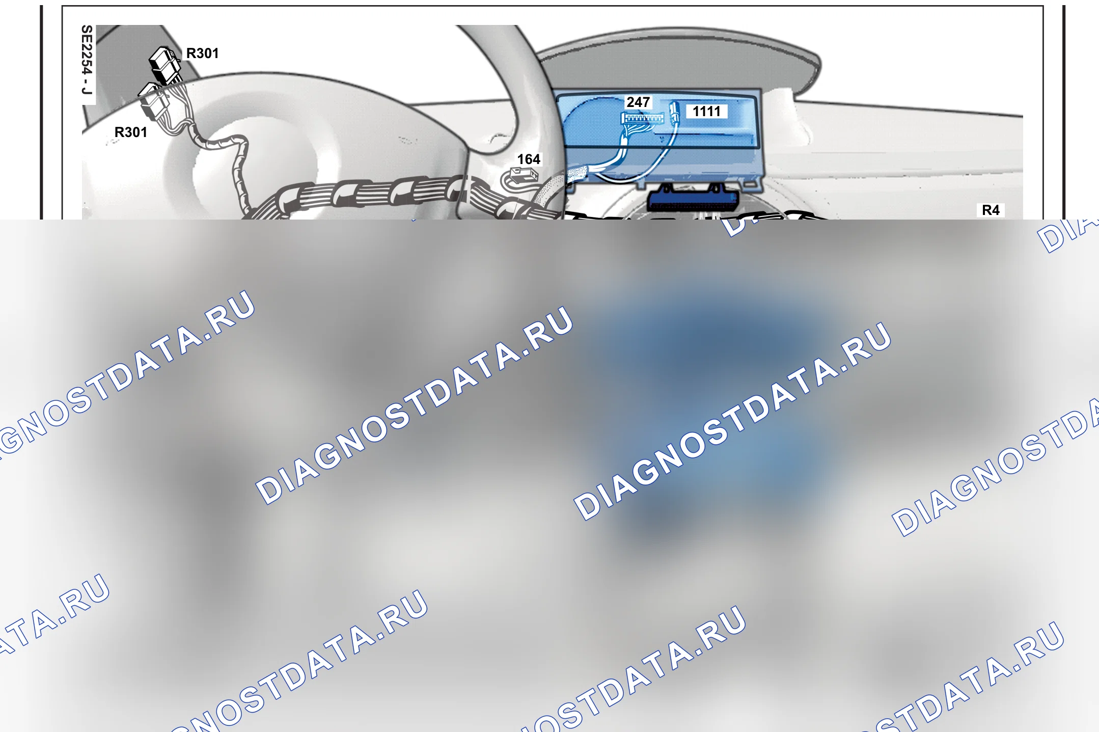 Расположение компонентов — Расположение компонентов: лист S4 — Расположение компонентов: лист S4. Renault Modus I (2004-2012)