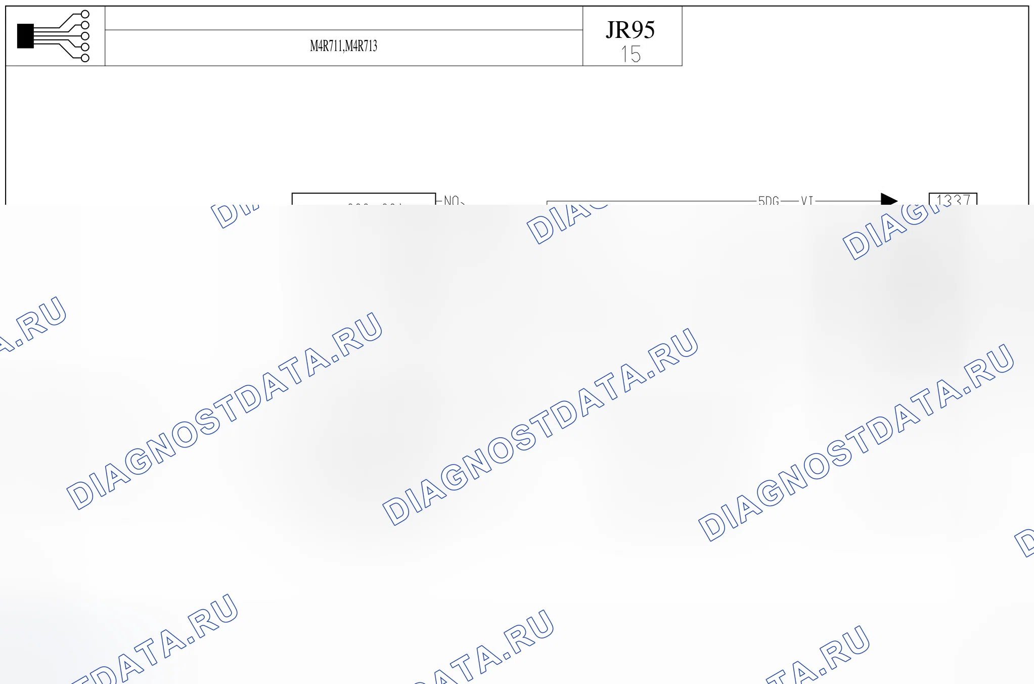 Электросхема блока предохранителей моторного отсека — для а/м с: двиг. M4R711/713 (2.0 бензин) — для а/м с: двиг. M4R711/713 (2.0 бензин). Renault Scenic III (2009-2016)