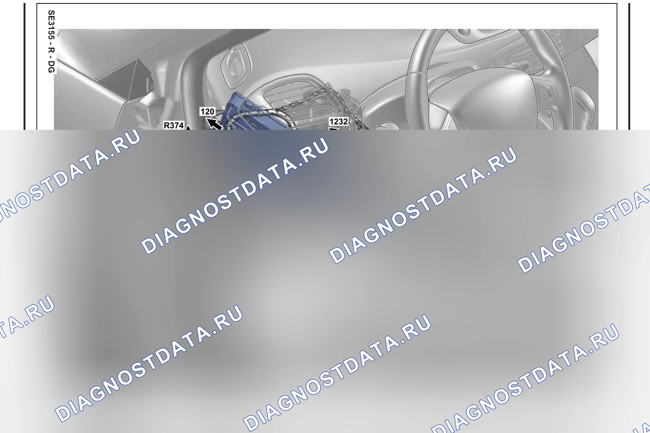 Расположение компонентов — Расположение компонентов: лист S6 — Расположение компонентов: лист S6. Renault Scenic III (2009-2016)