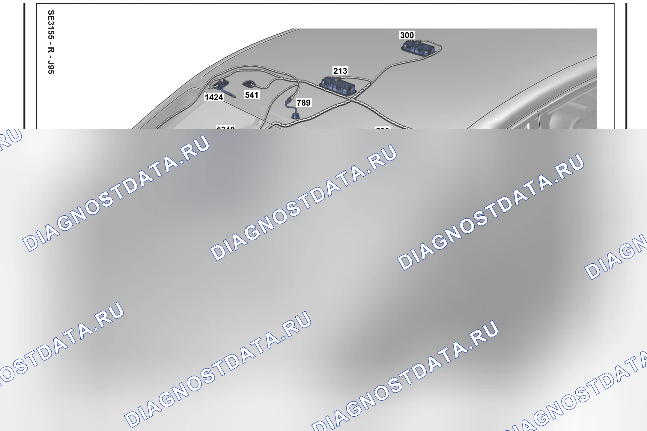 Расположение компонентов — Расположение компонентов: лист S28 — Расположение компонентов: лист S28. Renault Scenic III (2009-2016)