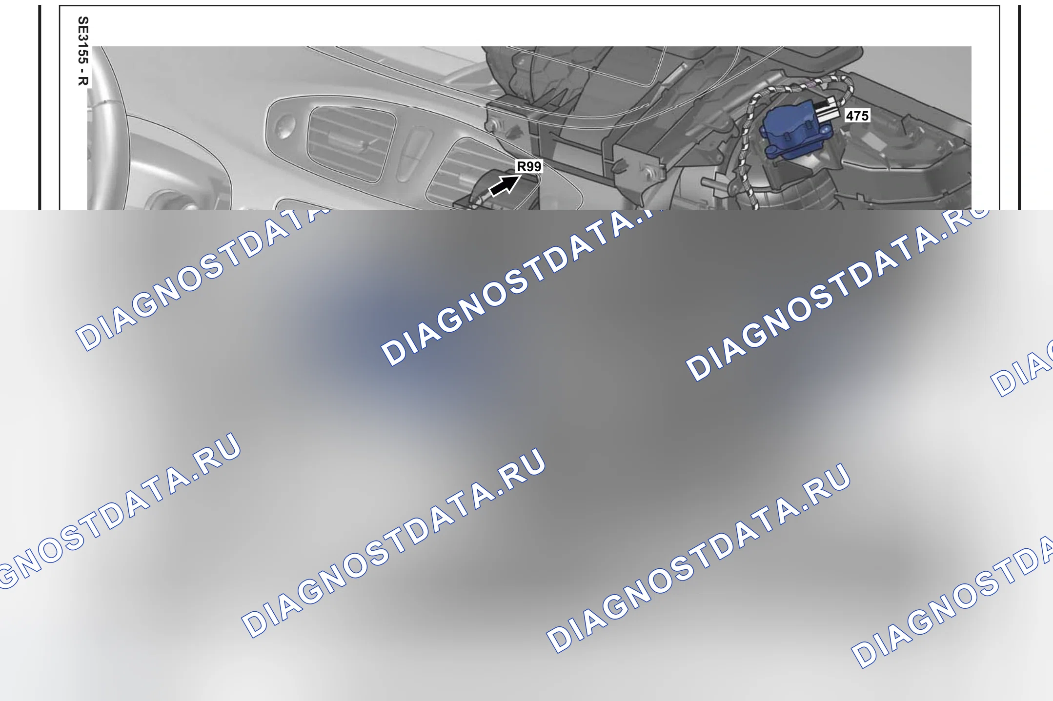 Расположение компонентов — Расположение компонентов: лист S25 — Расположение компонентов: лист S25. Renault Scenic III (2009-2016)