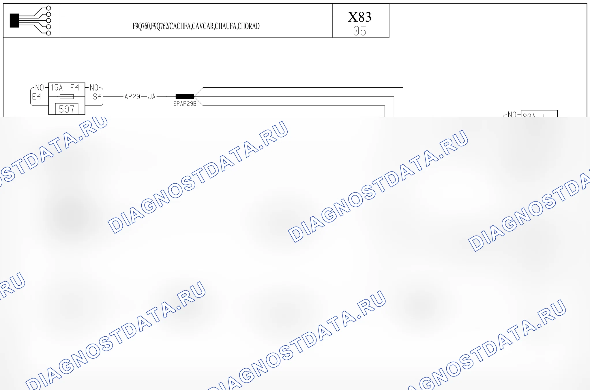 Дополнительное отопление — для а/м с: двиг. F9Q760/762 (1.9 dCi дизель) + CACHFA, CAVCAR, CHAUFA, CHORAD — для а/м с: двиг. F9Q760/762 (1.9 dCi дизель) + CACHFA, CAVCAR, CHAUFA, CHORAD. Renault Trafic II (2001-2014)