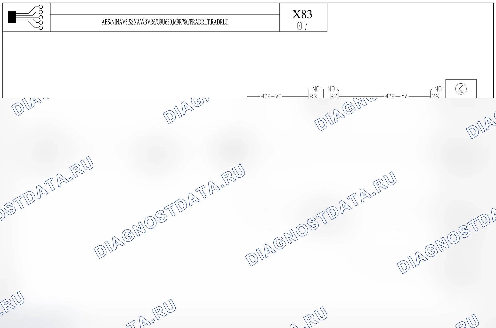 Сигнал скорости автомобиля — для а/м с: двиг. G9U630 (2.5 dCi дизель), M9R780 (2.0 dCi дизель) + без навигации, АБС, Система навигации уровень 3, BVR6, Подготовка под установку аудиосистемы, Аудиосистема renault — для а/м с: двиг. G9U630 (2.5 dCi дизель), M9R780 (2.0 dCi дизель) + без навигации, АБС, Система навигации уровень 3, BVR6, Подготовка под установку аудиосистемы, Аудиосистема renault. Renault Trafic II рестайлинг (2006-2014)