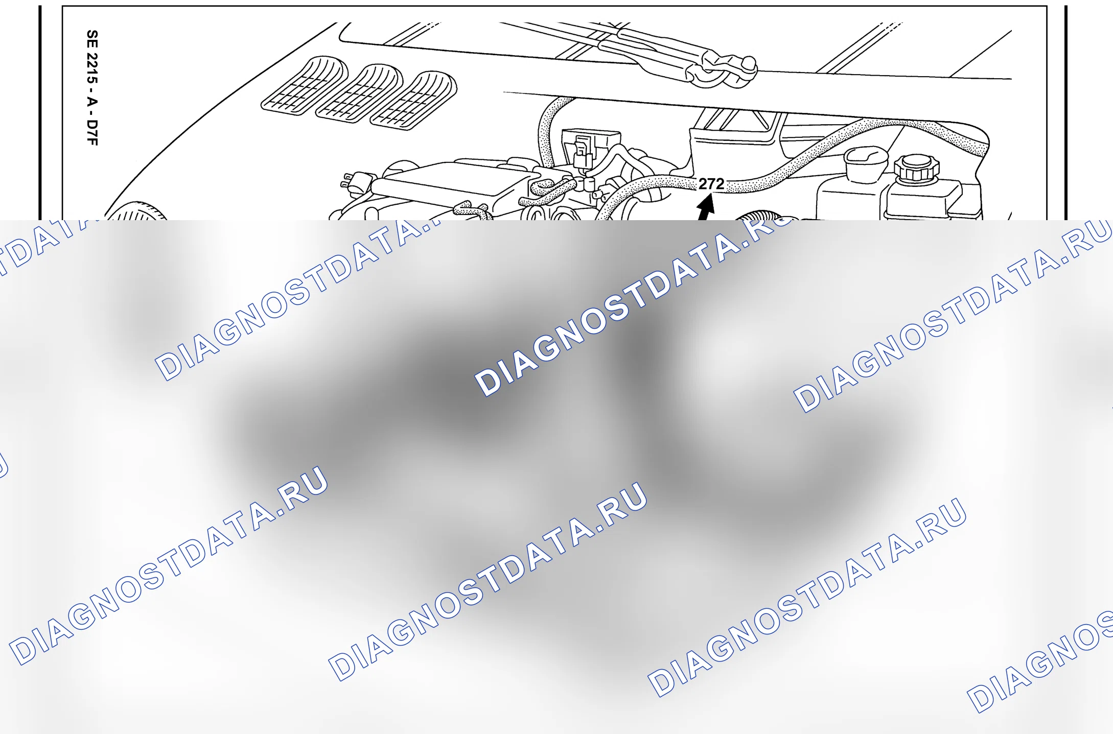 Расположение компонентов — Расположение компонентов: лист S18 — Расположение компонентов: лист S18. Renault Twingo I (1992-2007)