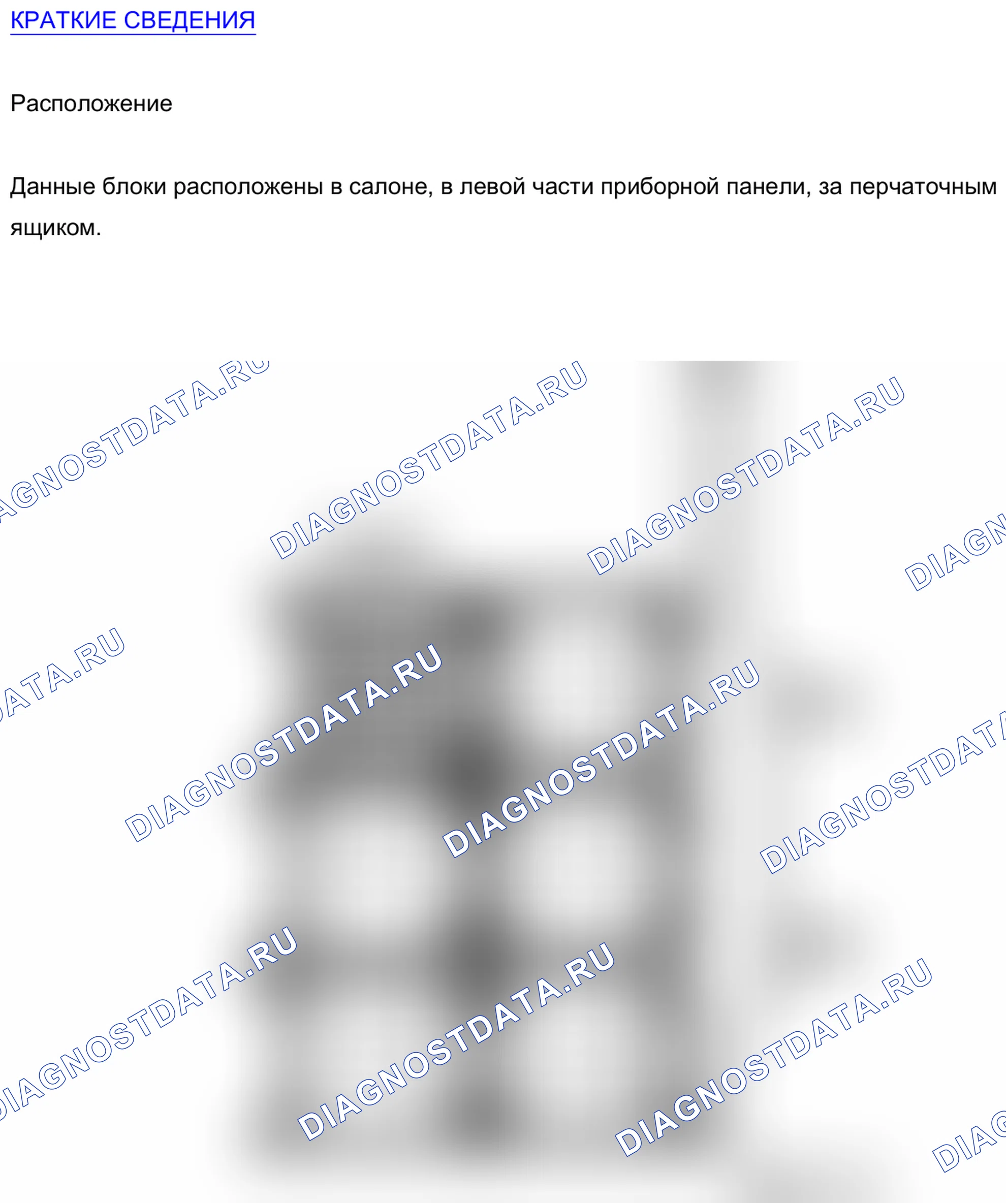 Блоки предохранителей и реле — 260 — Оглавление блок предохранителей и реле в салоне, лист 2 — 260 — Оглавление блок предохранителей и реле в салоне, лист 2. Renault Zoe I (2012-2019)