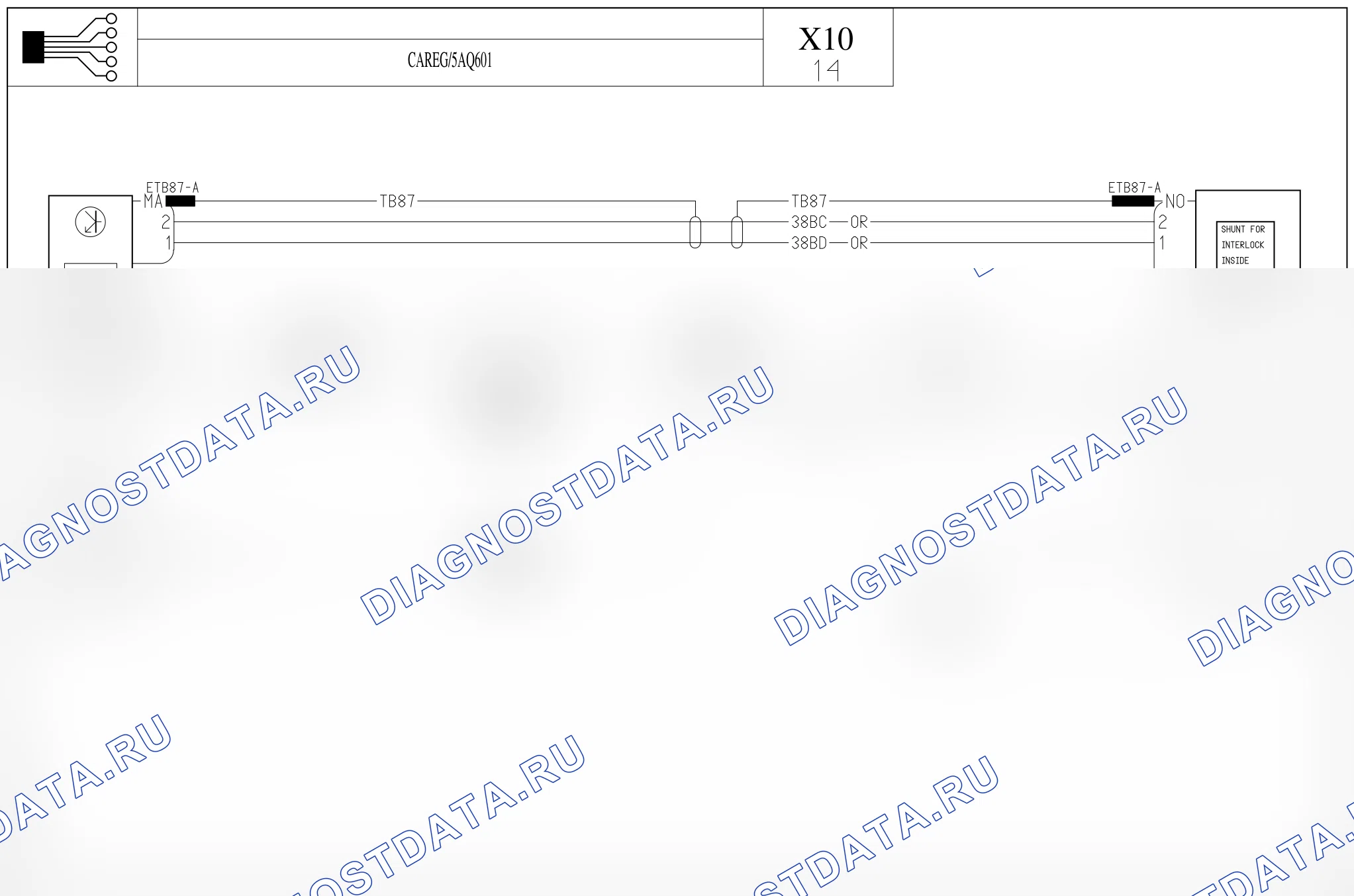 Электросхема компрессора кондиционера — для а/м с: климат-контроль, 5AQ601 — для а/м с: климат-контроль, 5AQ601. Renault Zoe I (2012-2019)